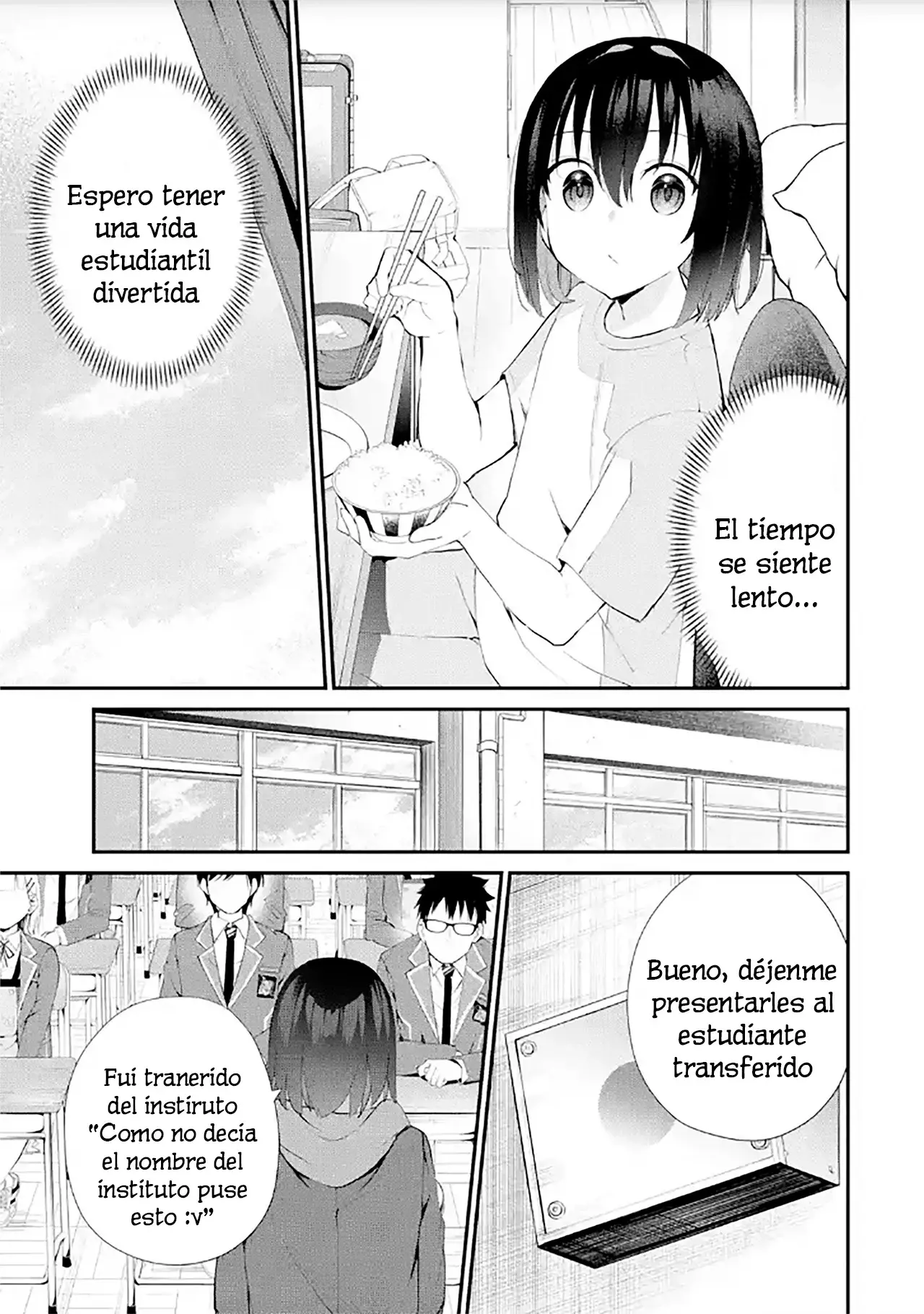Urakata de sapōto shi teta geinō ikka o tsuihō sa reta boku wa, futsū no seishun o ōka shitai. Capitulo 6: Reunión página 9