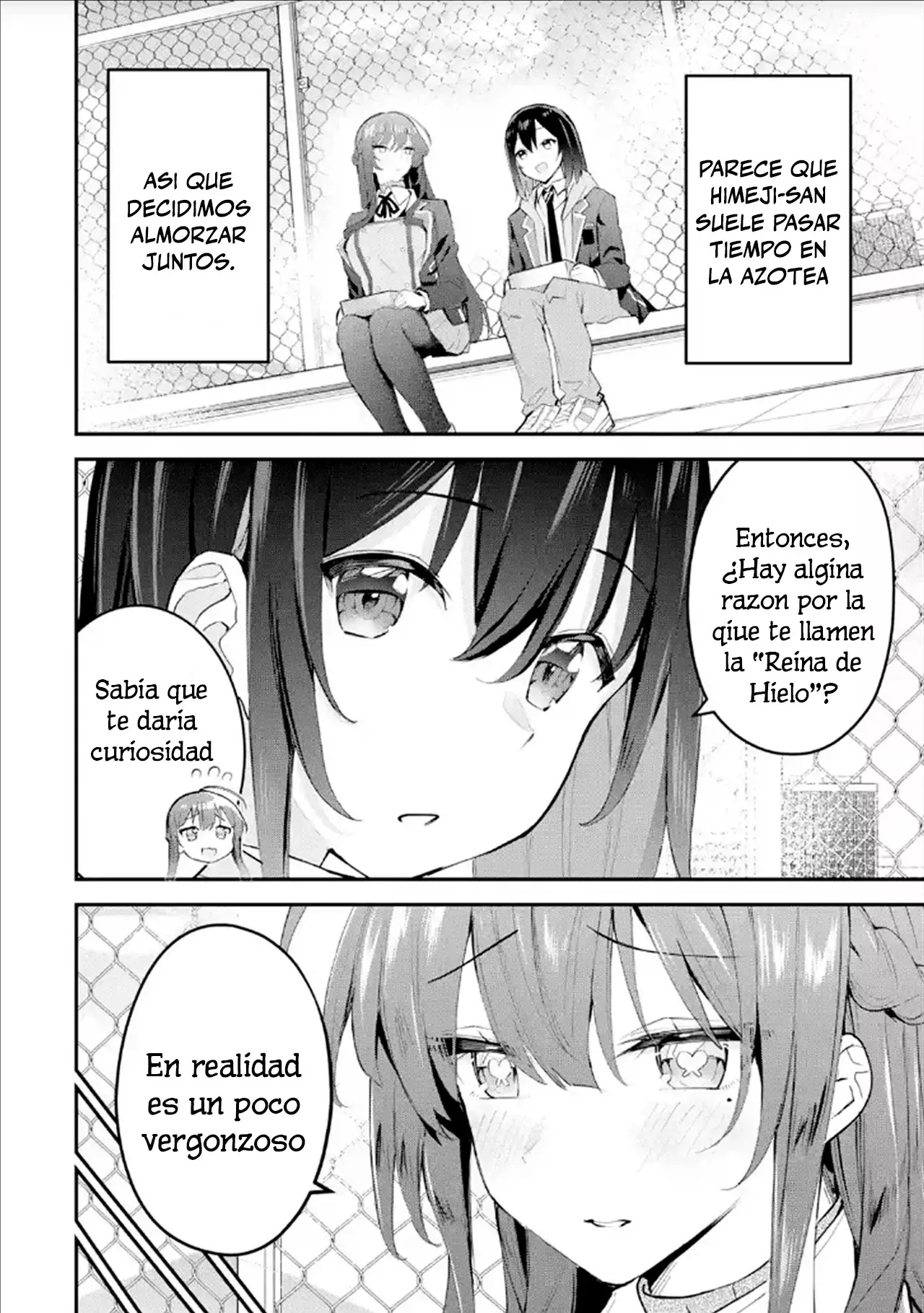 Urakata de sapōto shi teta geinō ikka o tsuihō sa reta boku wa, futsū no seishun o ōka shitai. Capitulo 7: El secreto de Himeji página 10