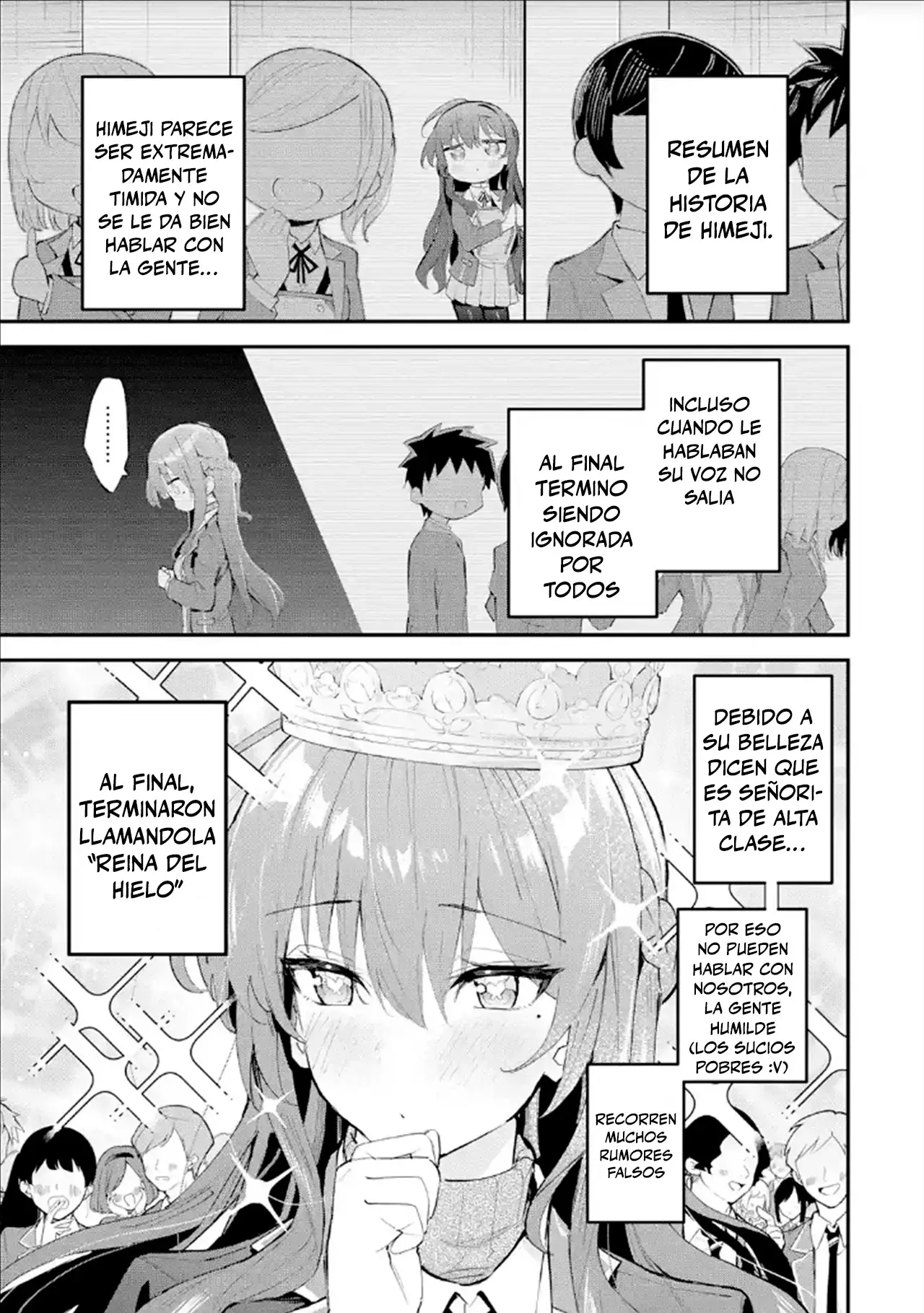 Urakata de sapōto shi teta geinō ikka o tsuihō sa reta boku wa, futsū no seishun o ōka shitai. Capitulo 7: El secreto de Himeji página 11
