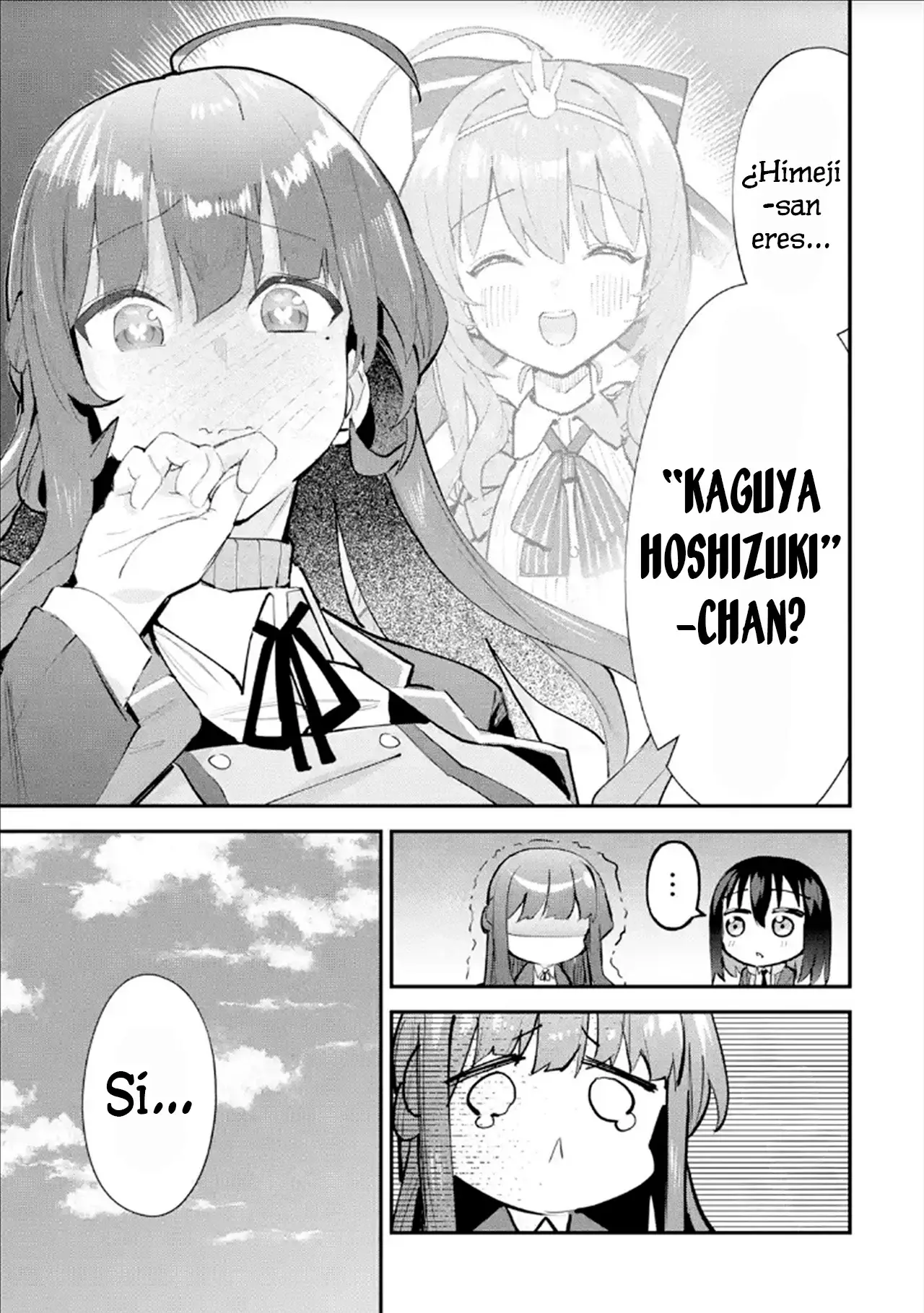 Urakata de sapōto shi teta geinō ikka o tsuihō sa reta boku wa, futsū no seishun o ōka shitai. Capitulo 7: El secreto de Himeji página 15