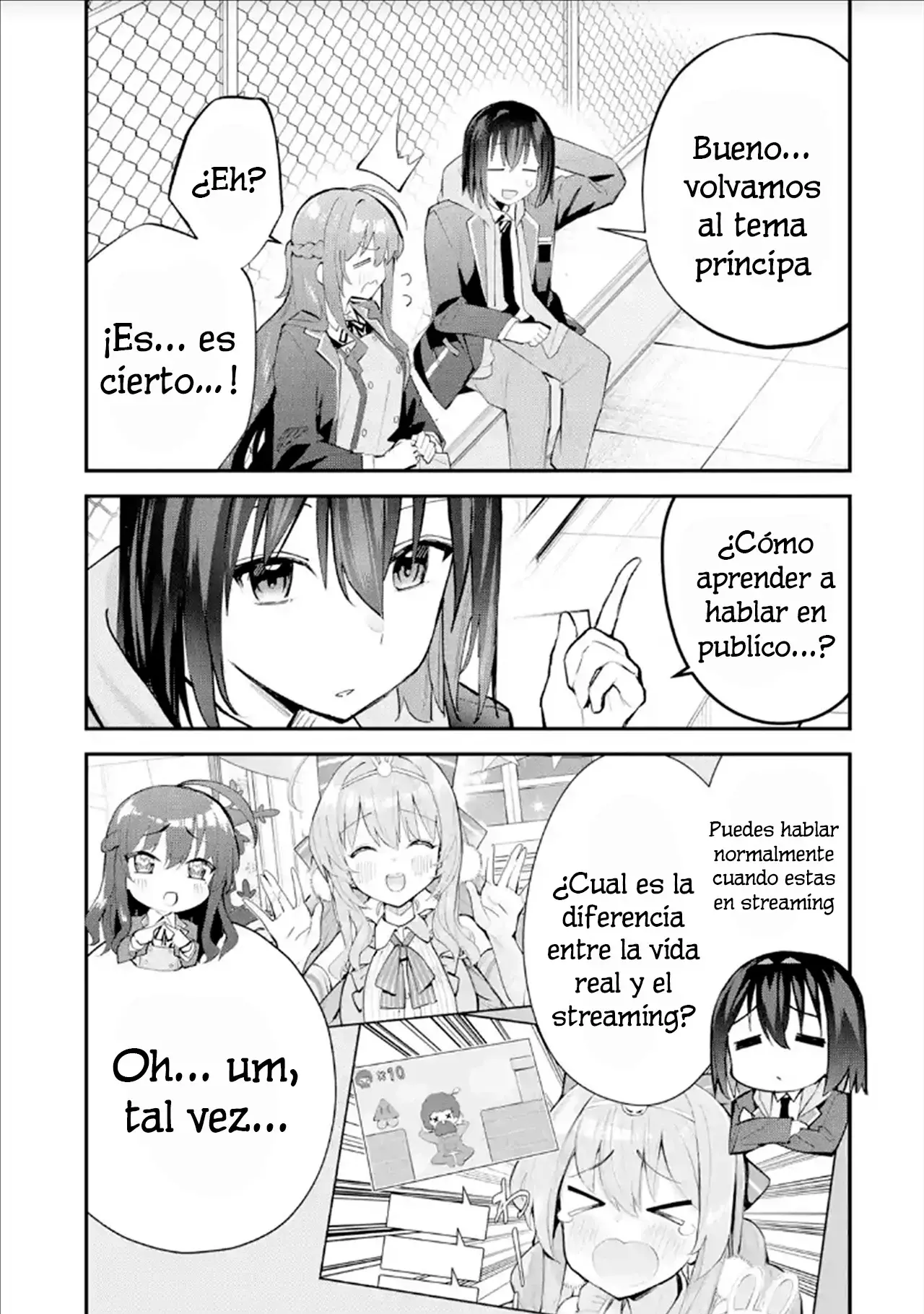 Urakata de sapōto shi teta geinō ikka o tsuihō sa reta boku wa, futsū no seishun o ōka shitai. Capitulo 7: El secreto de Himeji página 21