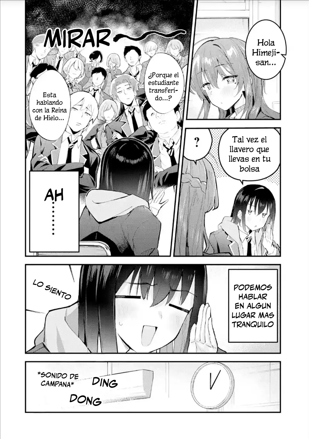 Urakata de sapōto shi teta geinō ikka o tsuihō sa reta boku wa, futsū no seishun o ōka shitai. Capitulo 7: El secreto de Himeji página 8
