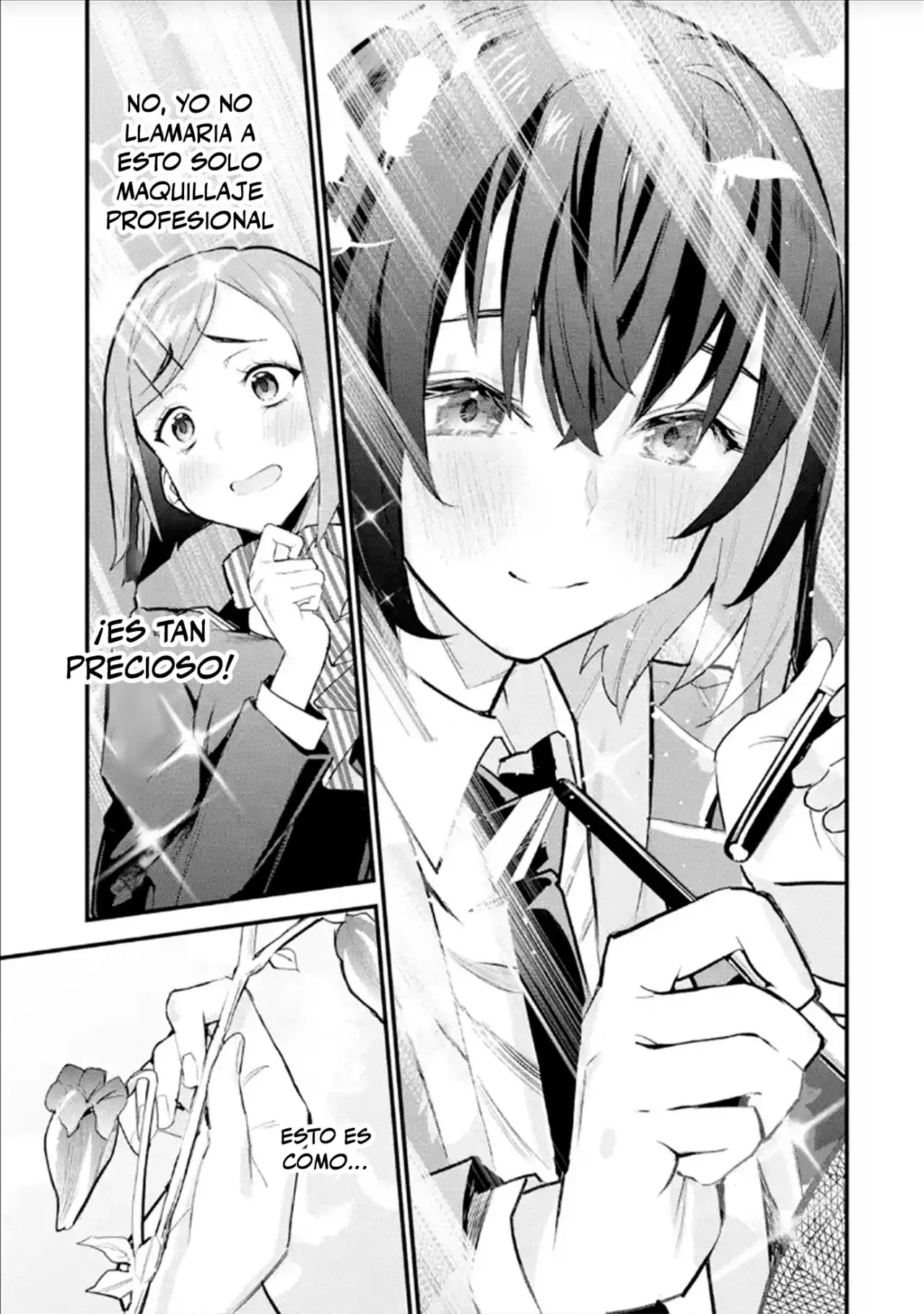 Urakata de sapōto shi teta geinō ikka o tsuihō sa reta boku wa, futsū no seishun o ōka shitai. Capitulo 8: ¡Hagamos algo lindo! página 13