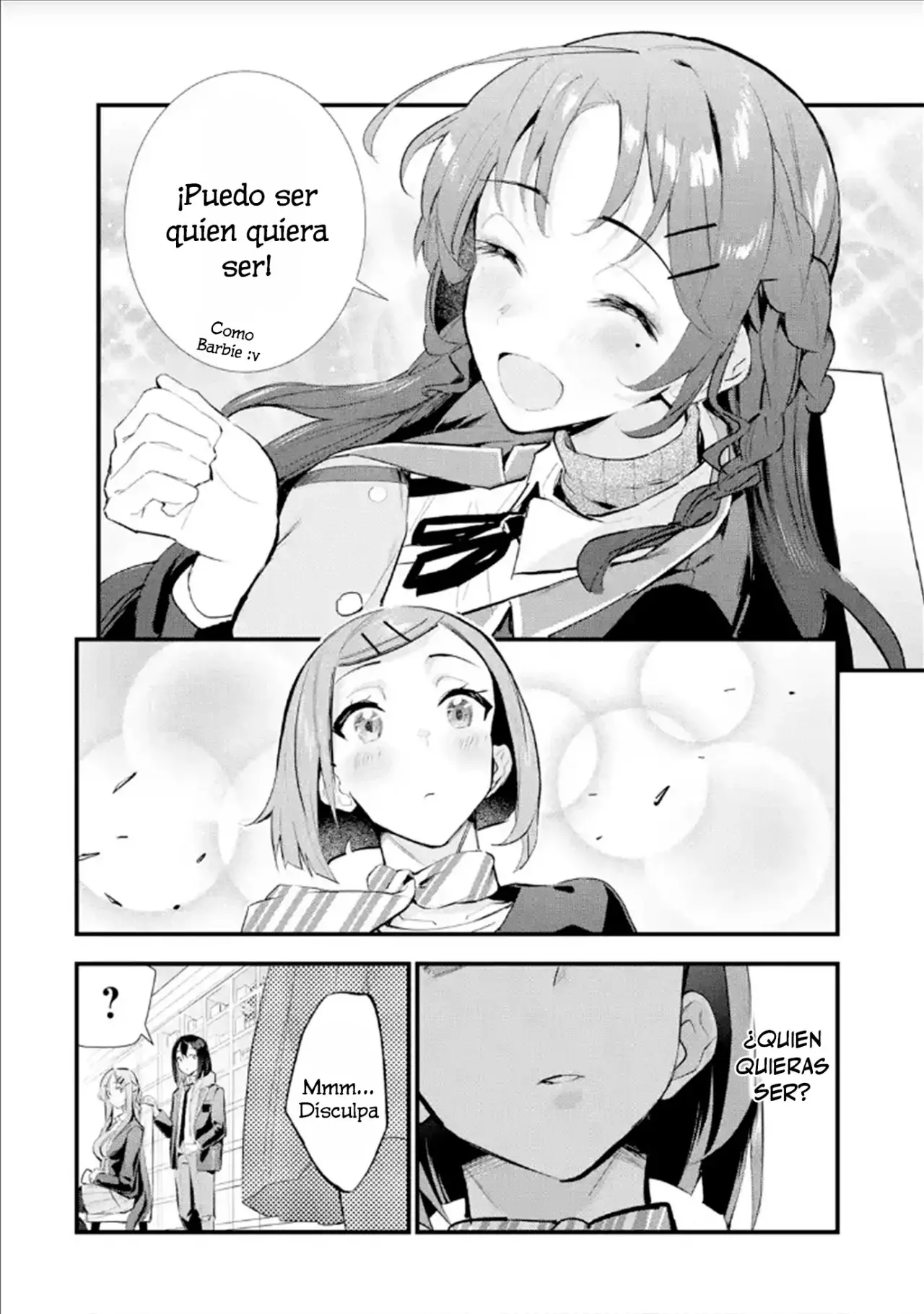 Urakata de sapōto shi teta geinō ikka o tsuihō sa reta boku wa, futsū no seishun o ōka shitai. Capitulo 8: ¡Hagamos algo lindo! página 18