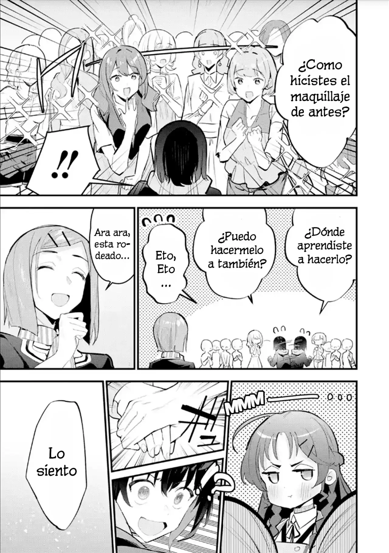 Urakata de sapōto shi teta geinō ikka o tsuihō sa reta boku wa, futsū no seishun o ōka shitai. Capitulo 8: ¡Hagamos algo lindo! página 19