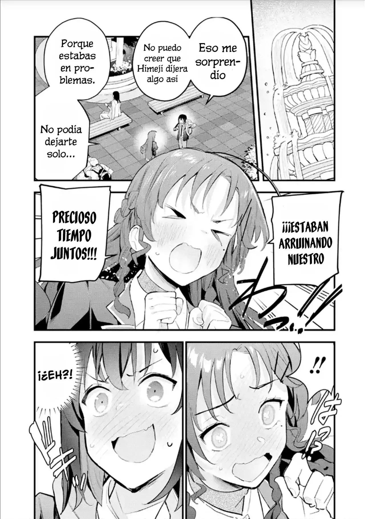 Urakata de sapōto shi teta geinō ikka o tsuihō sa reta boku wa, futsū no seishun o ōka shitai. Capitulo 8: ¡Hagamos algo lindo! página 21