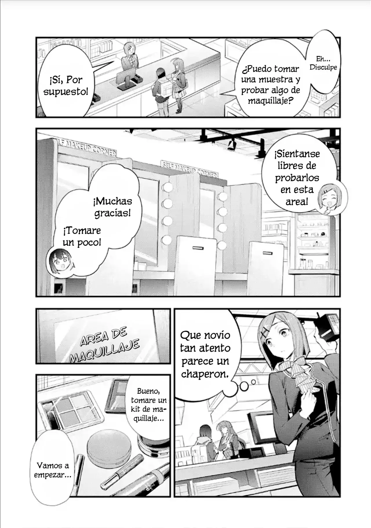 Urakata de sapōto shi teta geinō ikka o tsuihō sa reta boku wa, futsū no seishun o ōka shitai. Capitulo 8: ¡Hagamos algo lindo! página 9