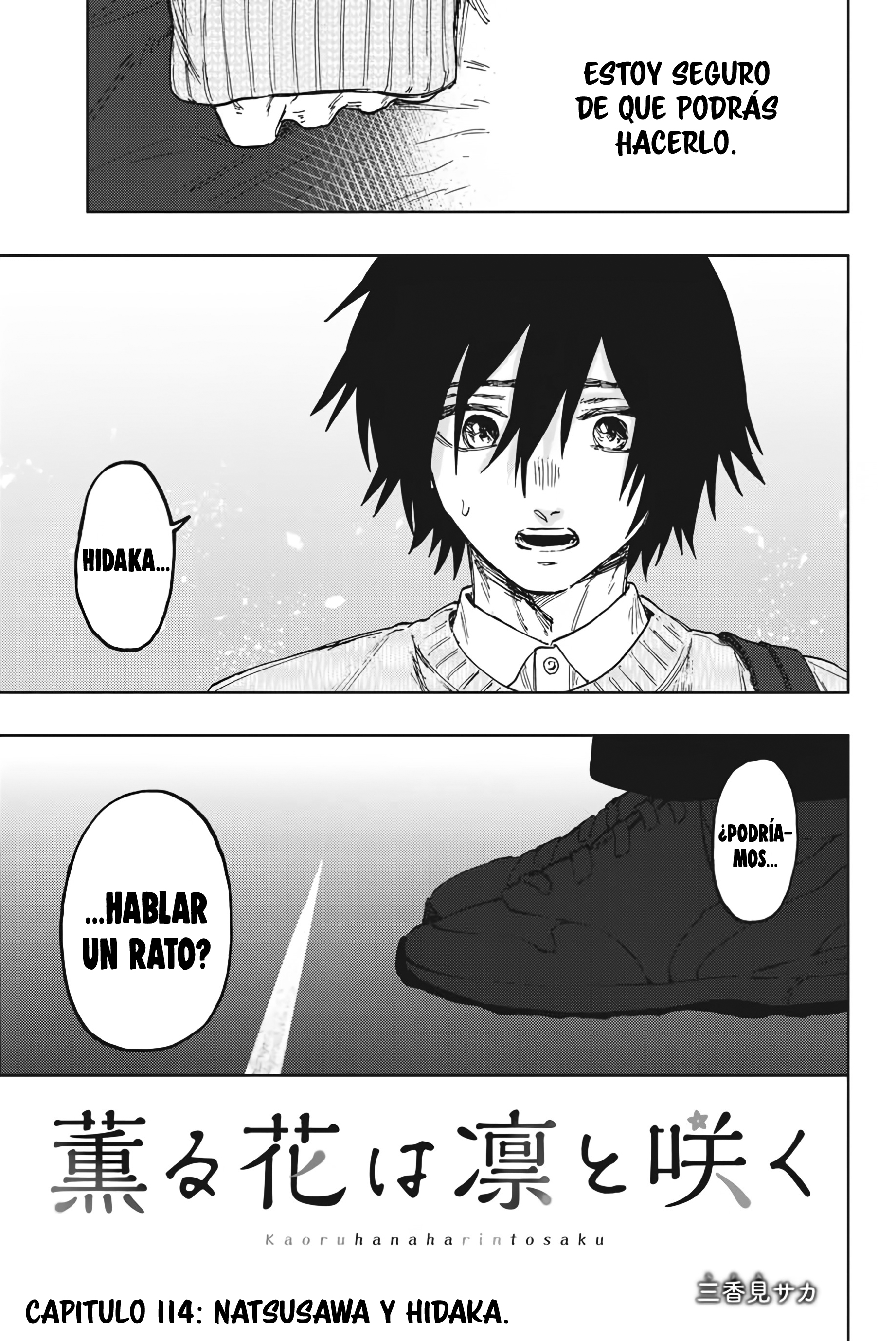 Kaoru Hana Wa Rin To Saku Capitulo 114 página 6