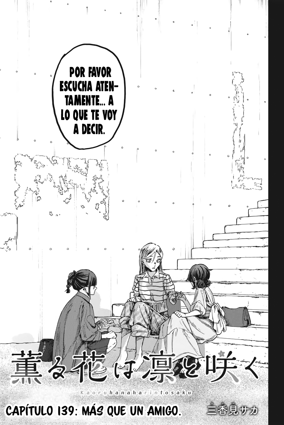 Kaoru Hana Wa Rin To Saku Capitulo 139 página 6