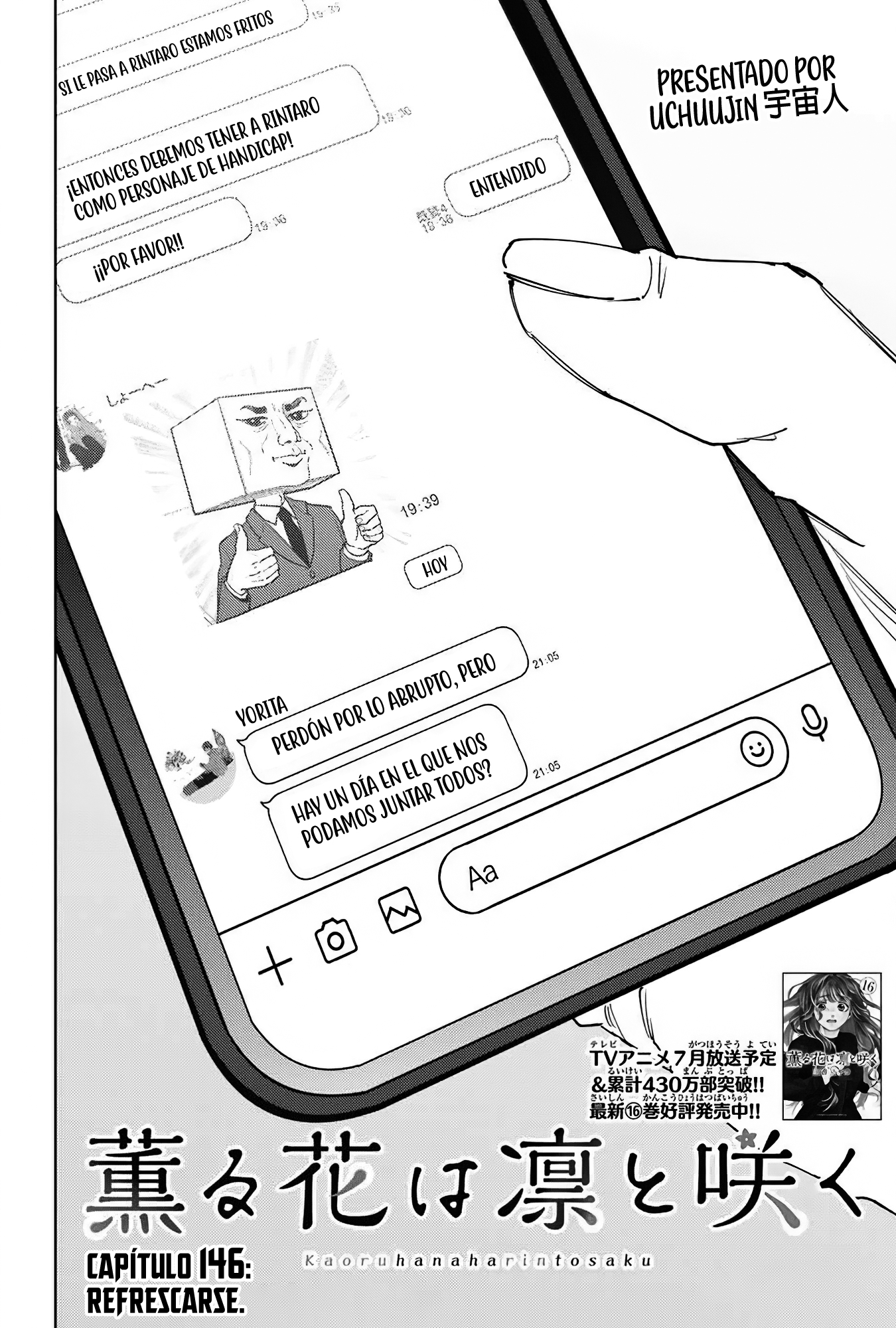Kaoru Hana Wa Rin To Saku Capitulo 146 página 6
