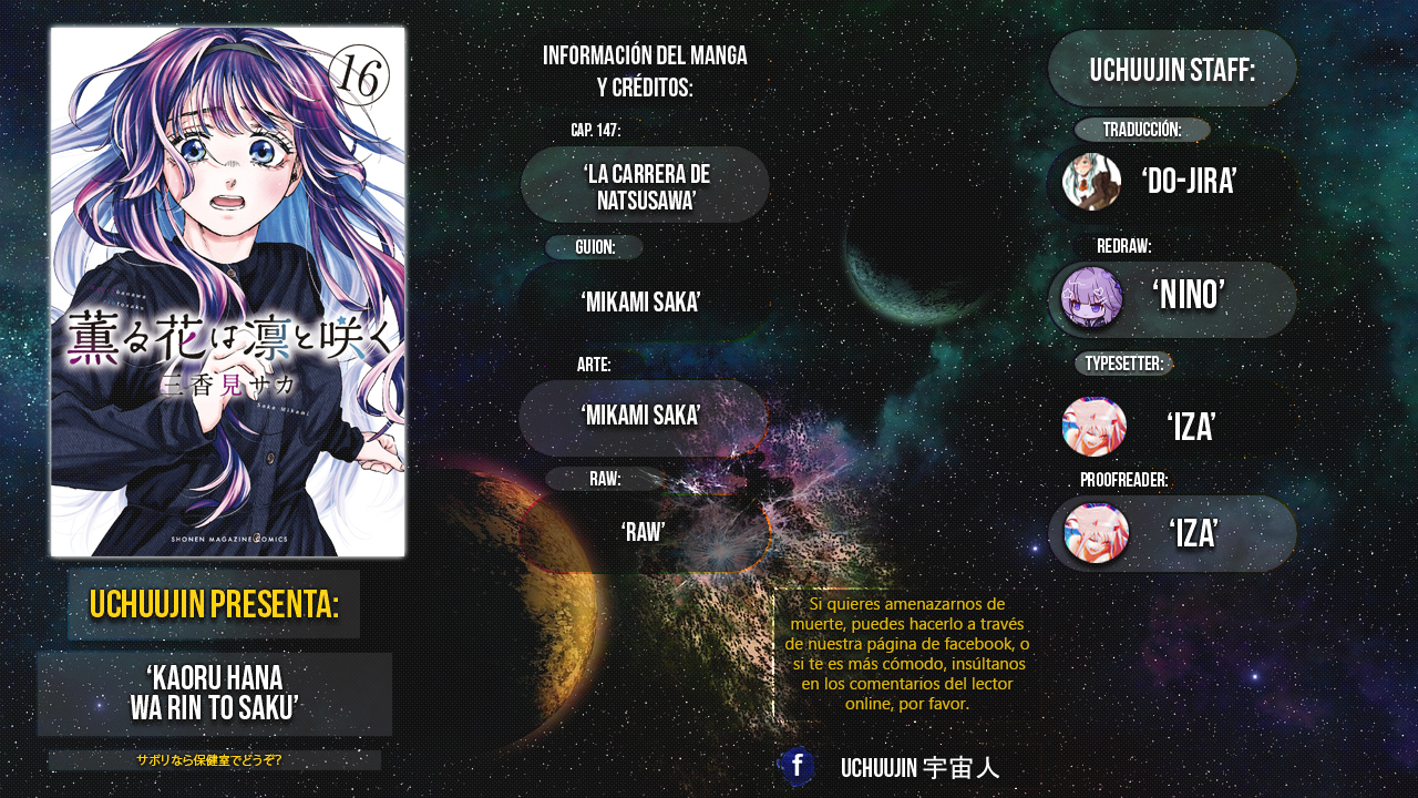 Kaoru Hana Wa Rin To Saku Capitulo 147 página 2