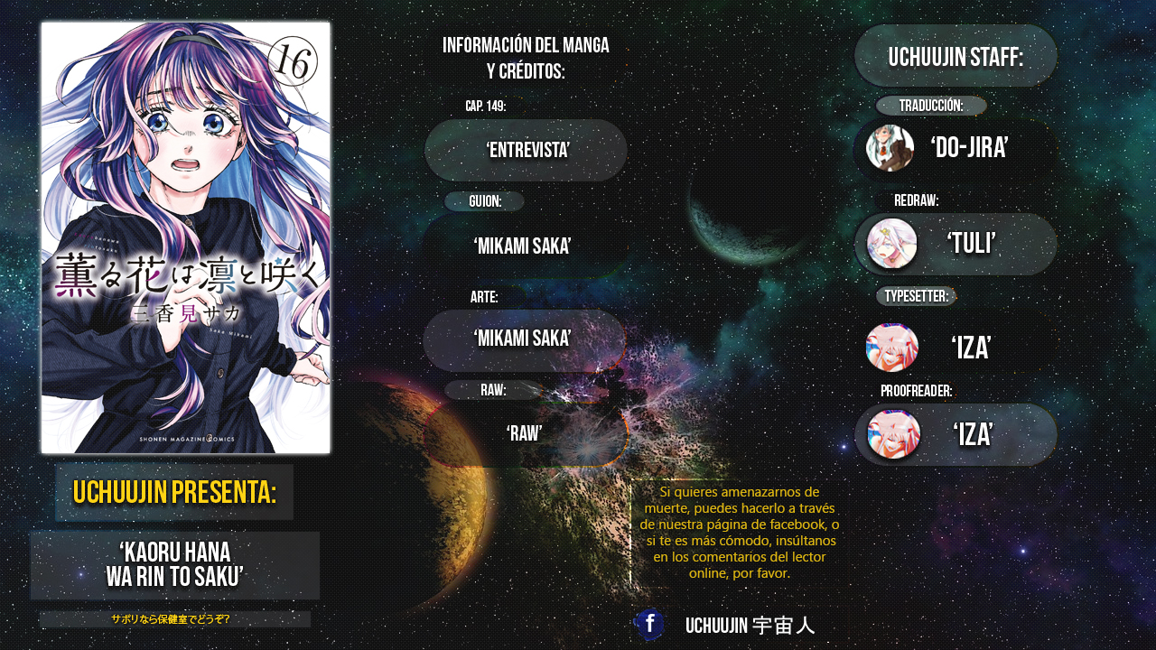 Kaoru Hana Wa Rin To Saku Capitulo 149 página 2