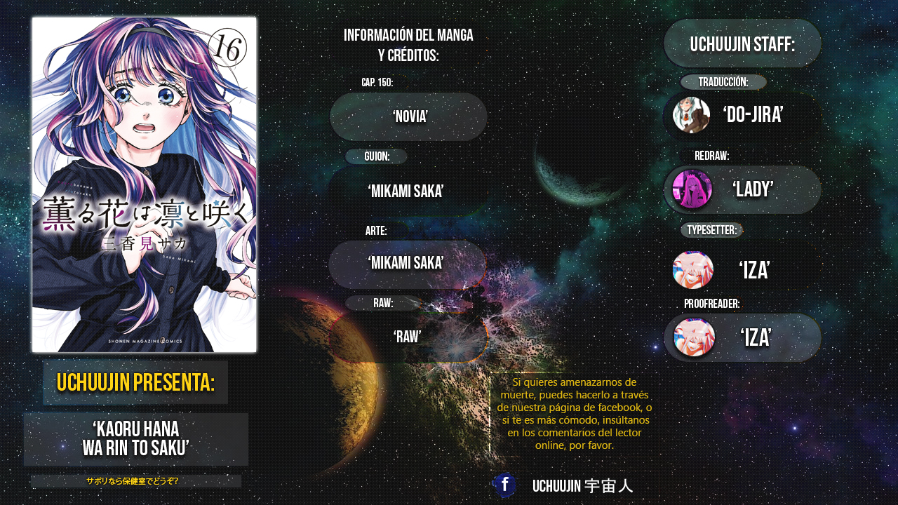 Kaoru Hana Wa Rin To Saku Capitulo 150 página 2
