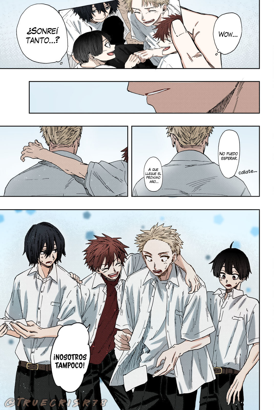 Kaoru Hana Wa Rin To Saku Capitulo 16.5: Clase de primer año, Un día después después del festival deportivo. página 4