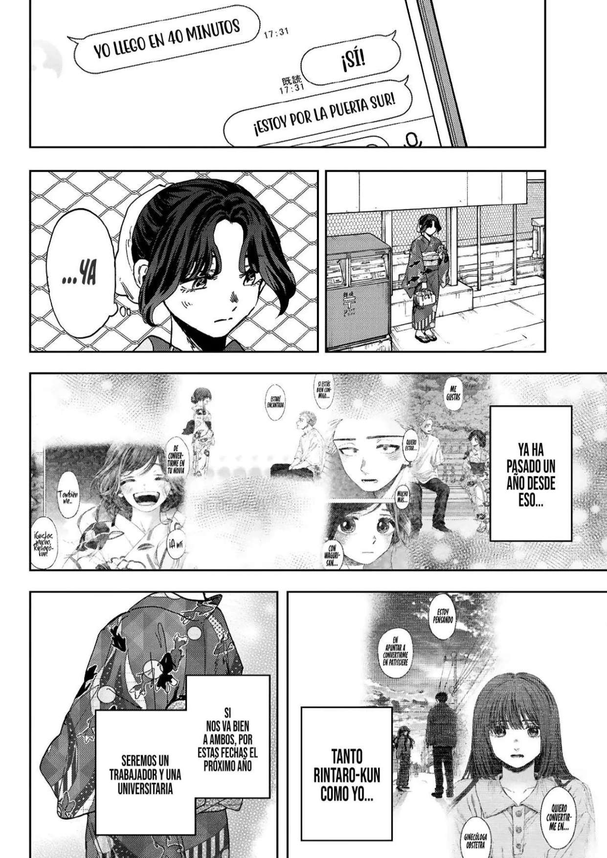 Kaoru Hana Wa Rin To Saku Capitulo 171.5 página 9