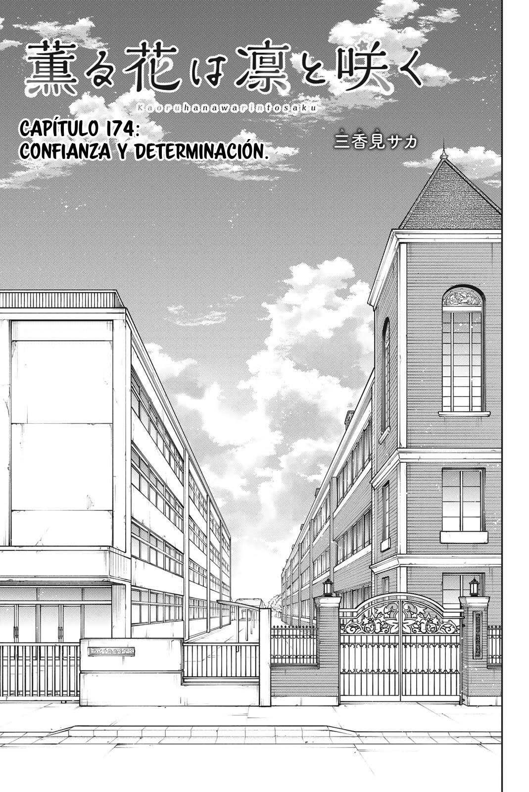 Kaoru Hana Wa Rin To Saku Capitulo 174 página 3