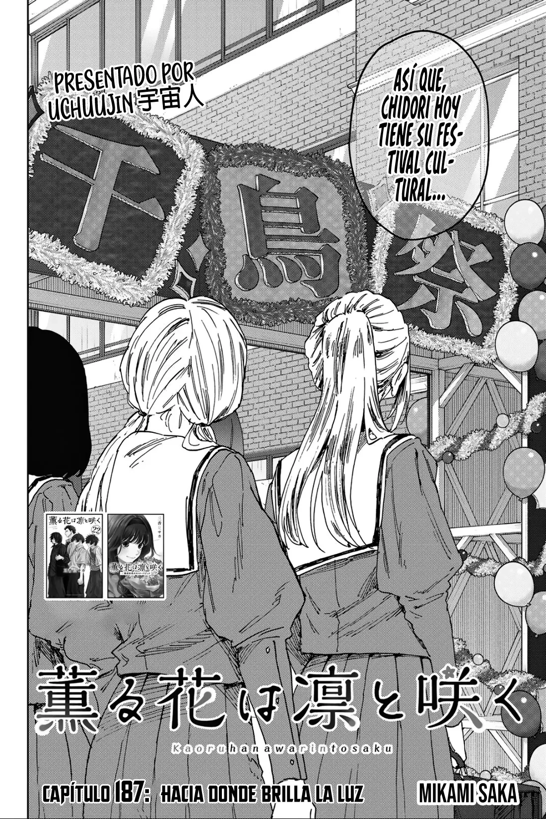 Kaoru Hana Wa Rin To Saku Capitulo 187 página 6