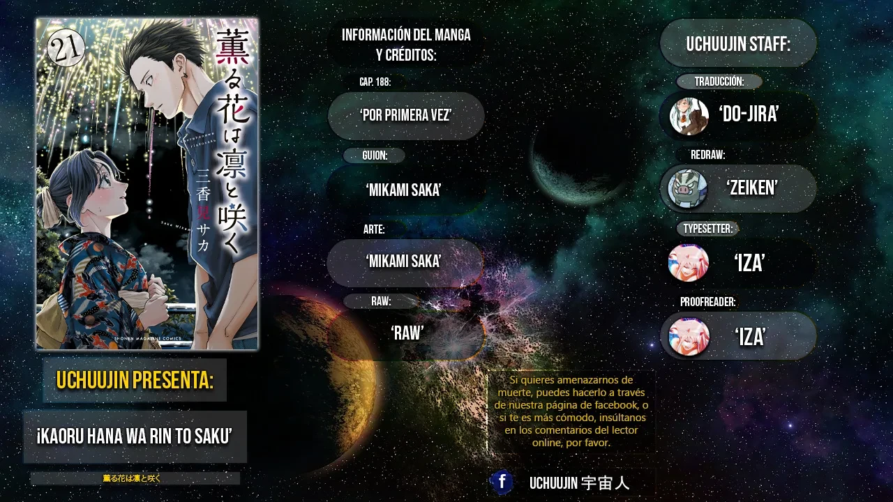 Kaoru Hana Wa Rin To Saku Capitulo 188 página 2