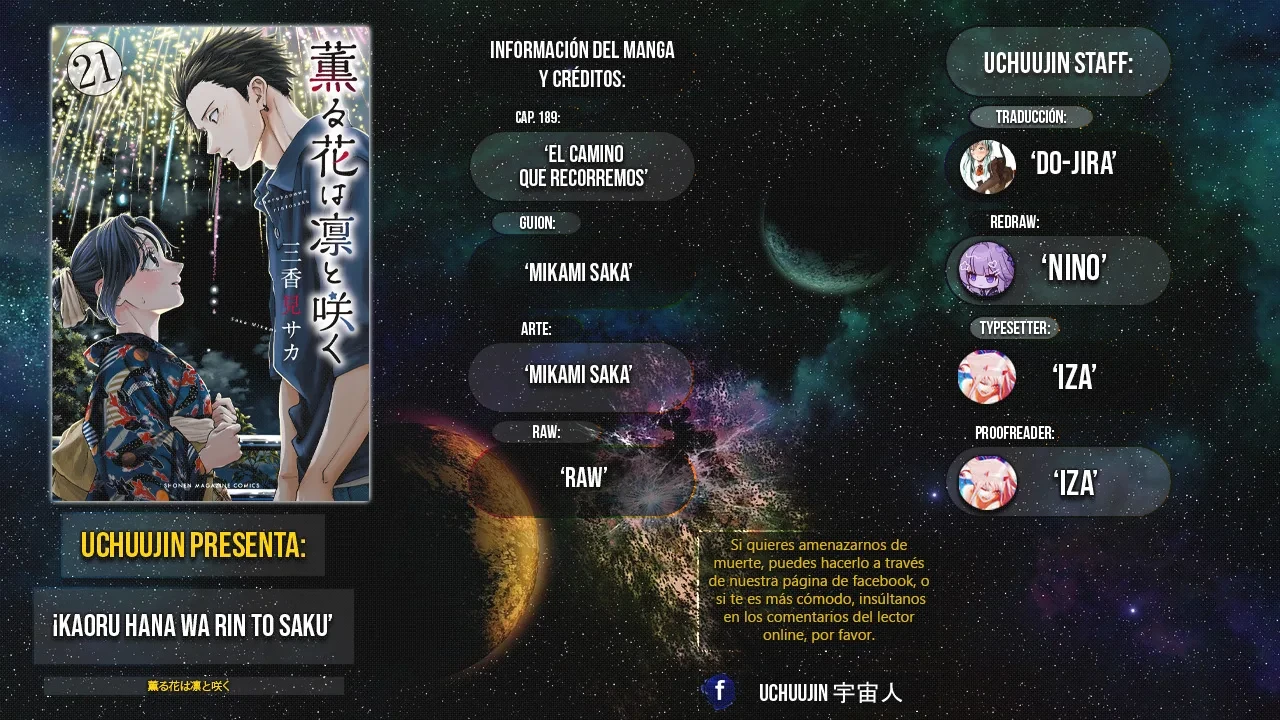 Kaoru Hana Wa Rin To Saku Capitulo 189 página 2