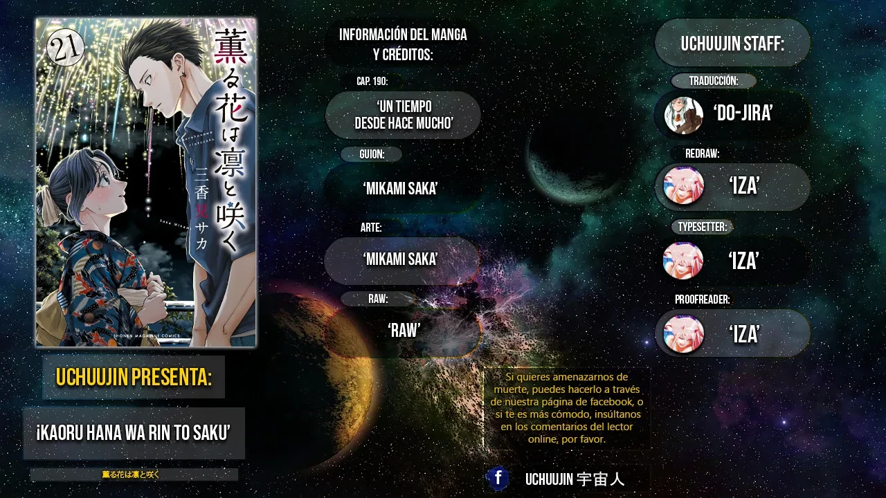 Kaoru Hana Wa Rin To Saku Capitulo 190 página 2