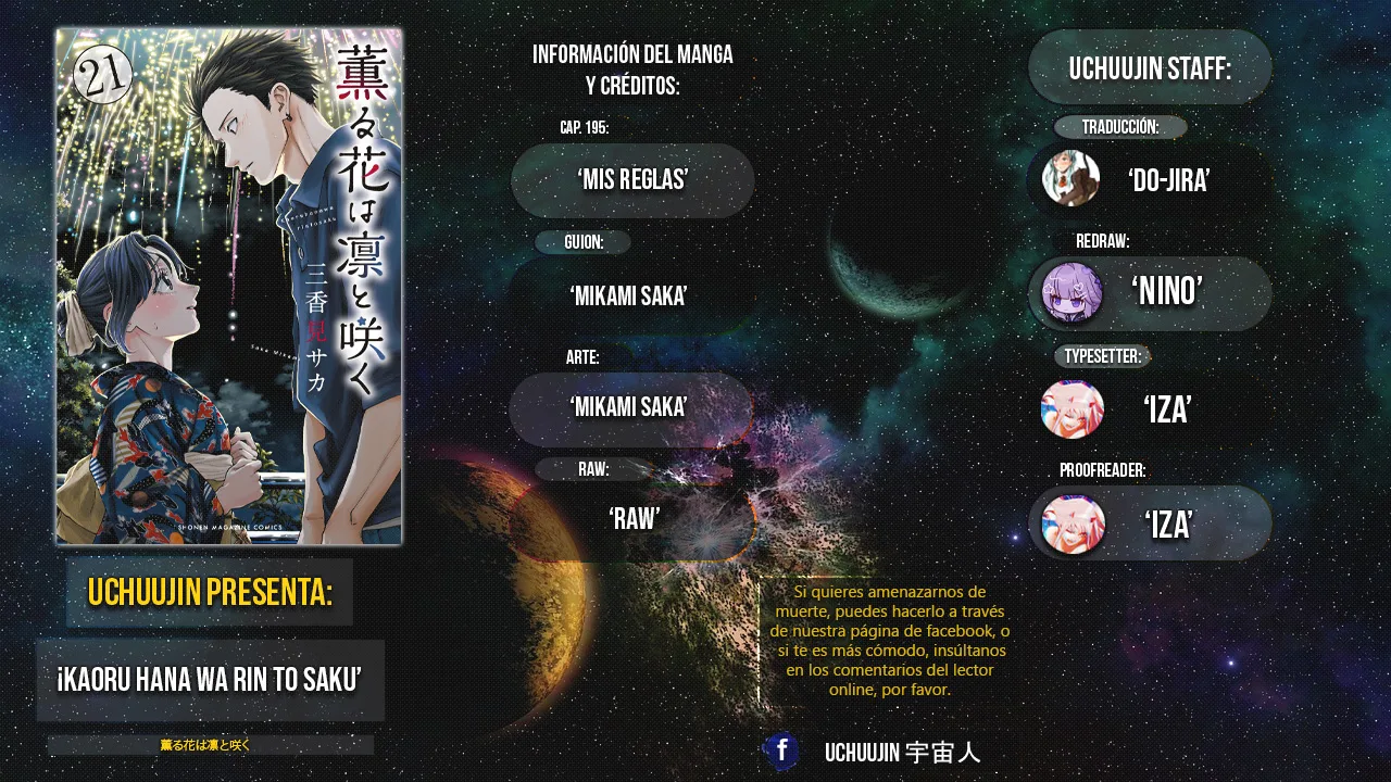Kaoru Hana Wa Rin To Saku Capitulo 195 página 2
