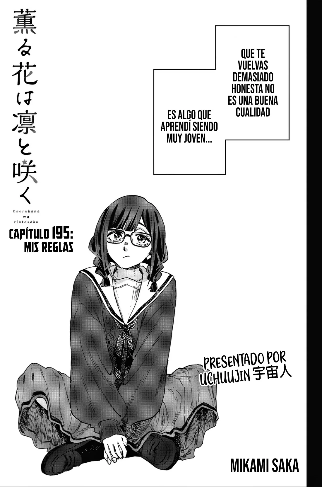 Kaoru Hana Wa Rin To Saku Capitulo 195 página 7