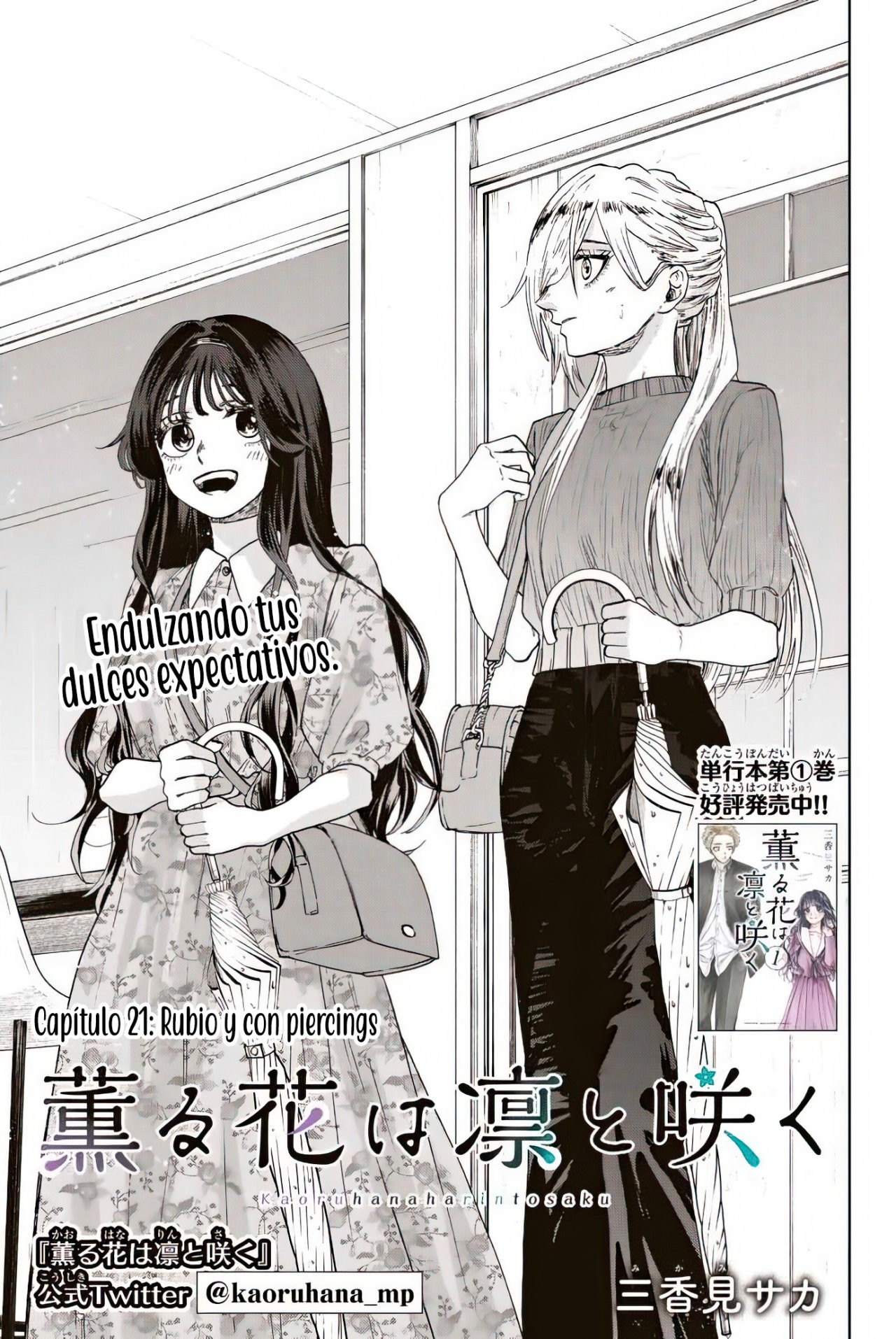 Kaoru Hana Wa Rin To Saku Capitulo 21: Rubio y con Piercings. página 4
