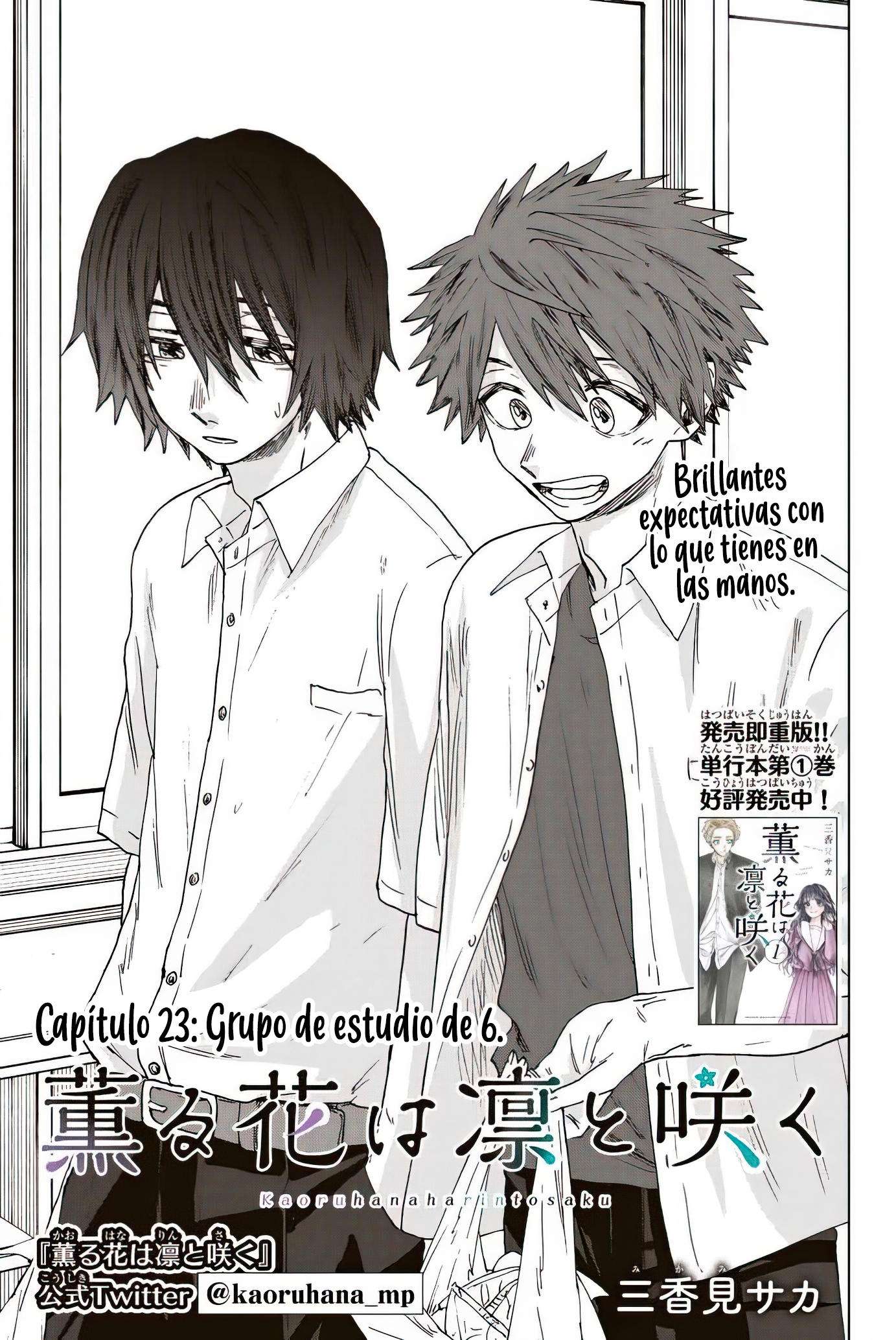 Kaoru Hana Wa Rin To Saku Capitulo 23 página 3