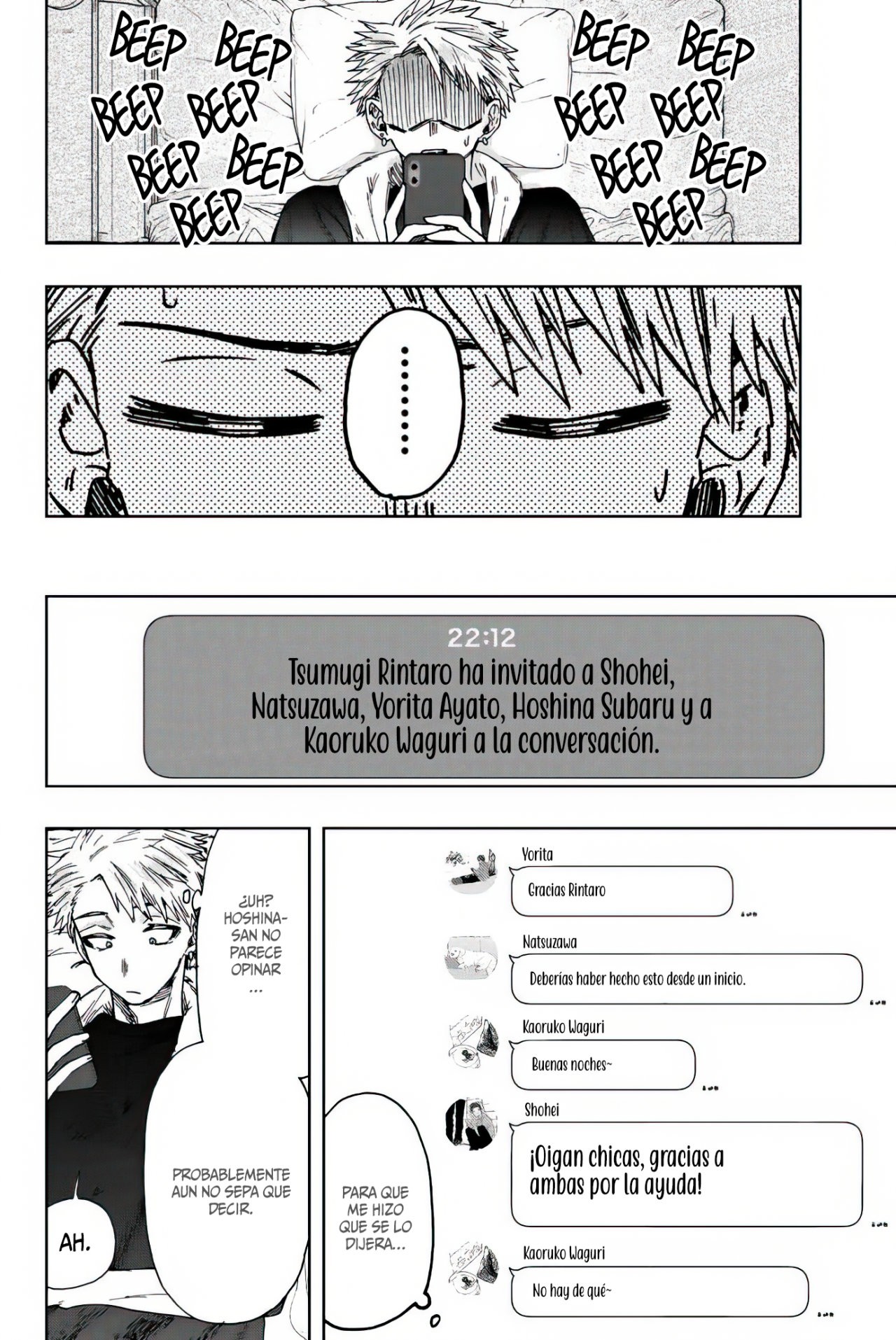 Kaoru Hana Wa Rin To Saku Capitulo 27: Conversación en Grupo. página 15