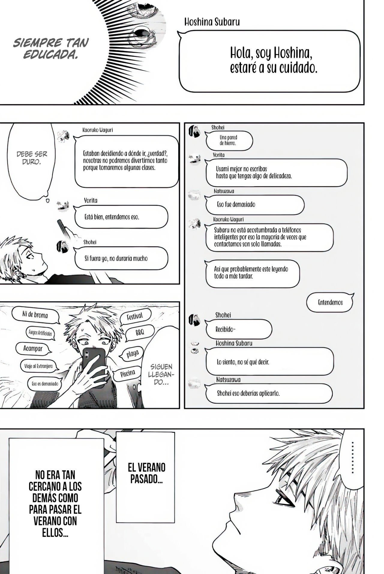 Kaoru Hana Wa Rin To Saku Capitulo 27: Conversación en Grupo. página 16