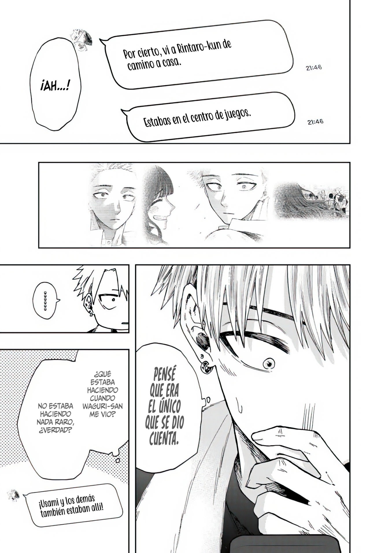 Kaoru Hana Wa Rin To Saku Capitulo 27: Conversación en Grupo. página 8