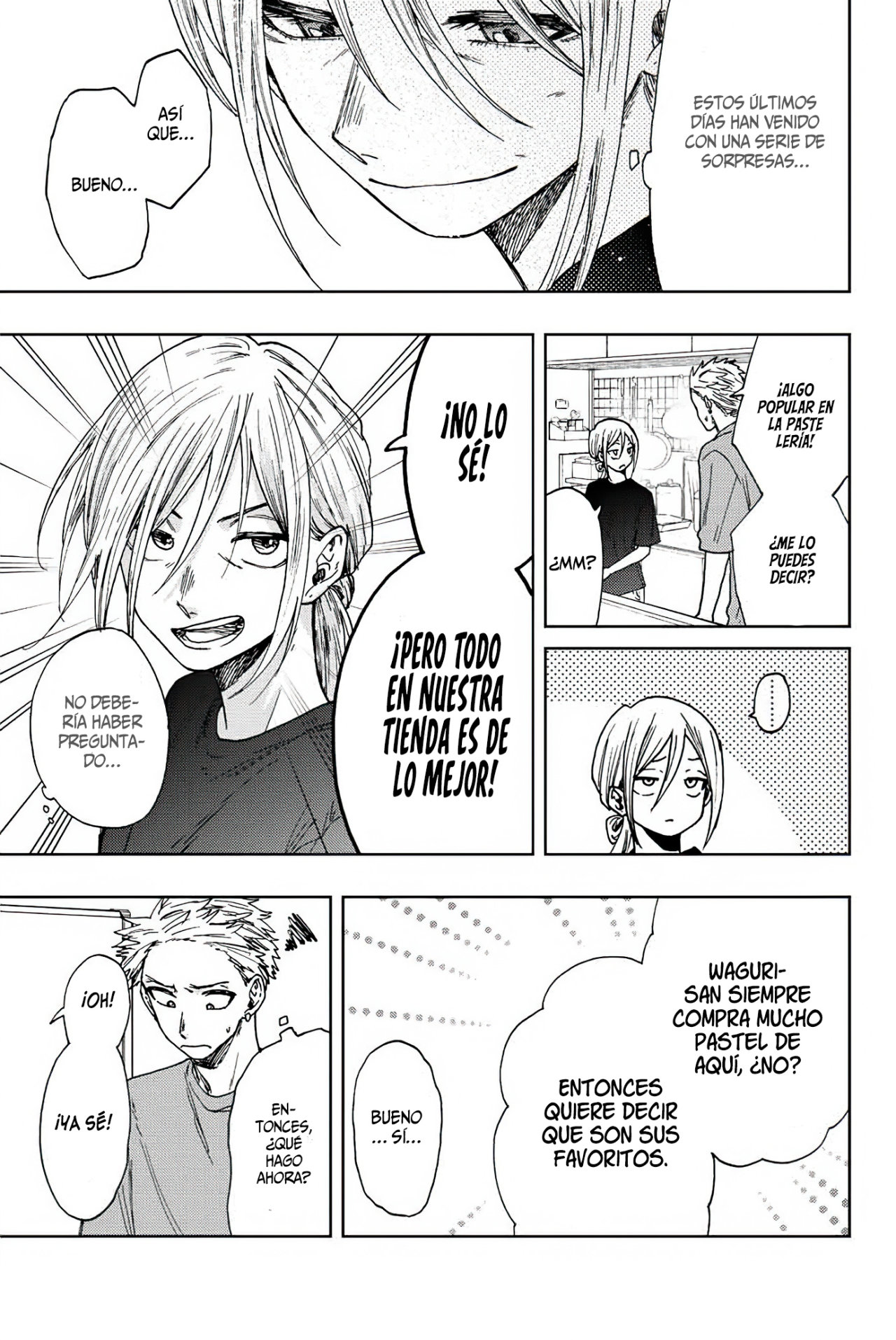 Kaoru Hana Wa Rin To Saku Capitulo 28: El Regalo de cumpleaños para Waguri-san. página 14