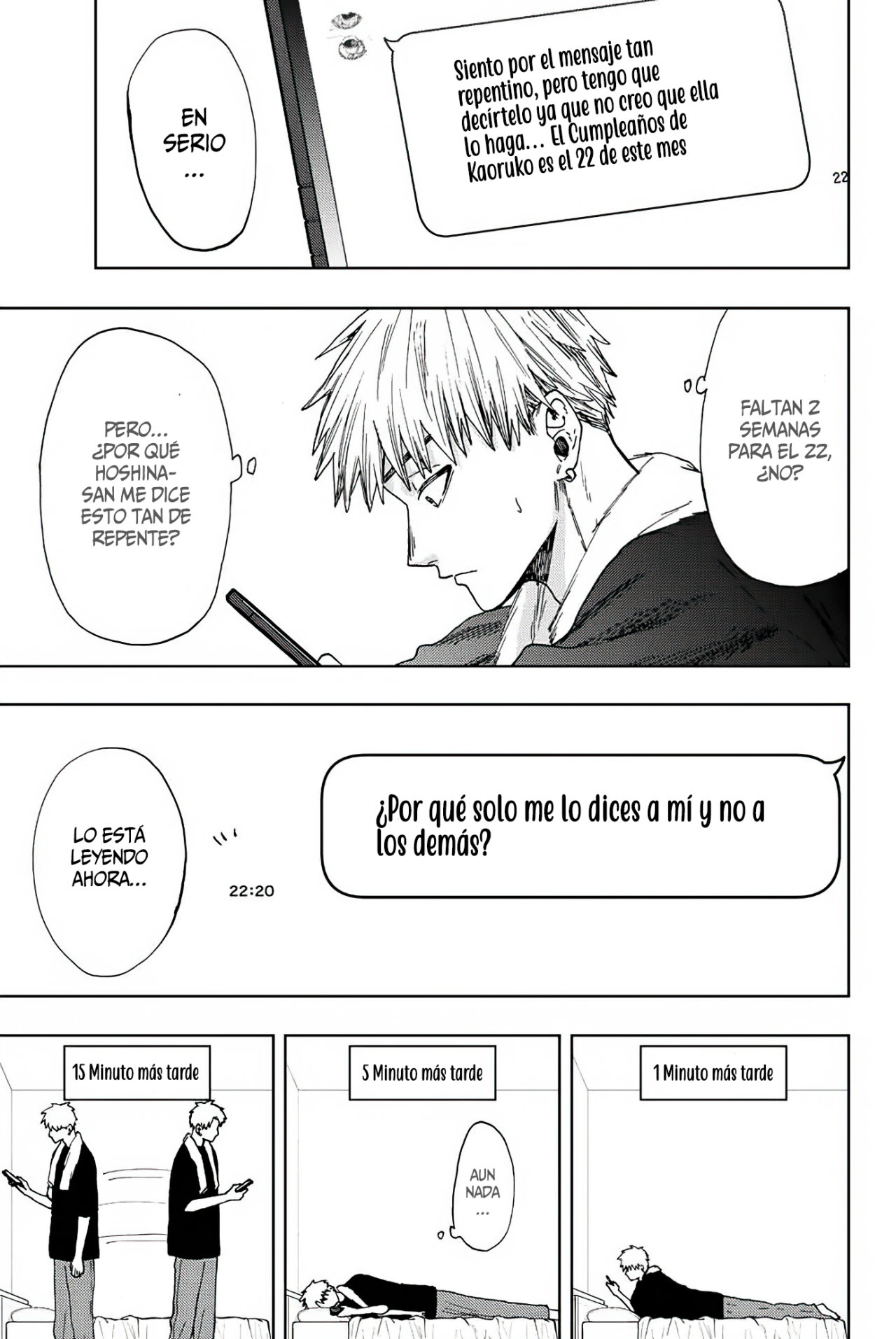 Kaoru Hana Wa Rin To Saku Capitulo 28: El Regalo de cumpleaños para Waguri-san. página 6