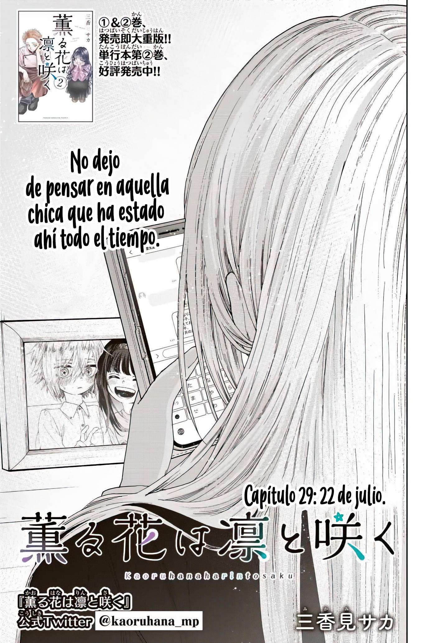 Kaoru Hana Wa Rin To Saku Capitulo 29 página 3