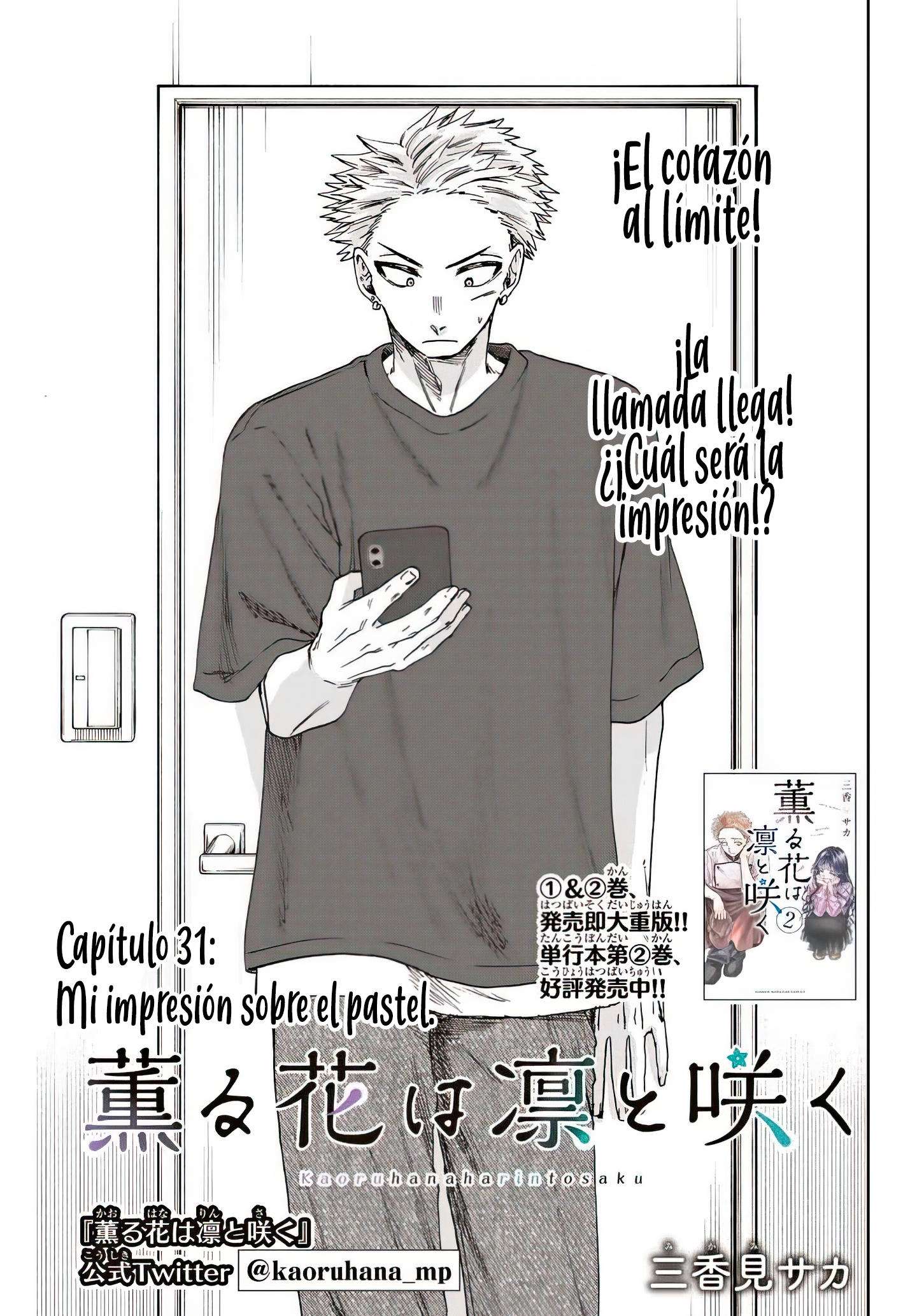 Kaoru Hana Wa Rin To Saku Capitulo 31 página 5