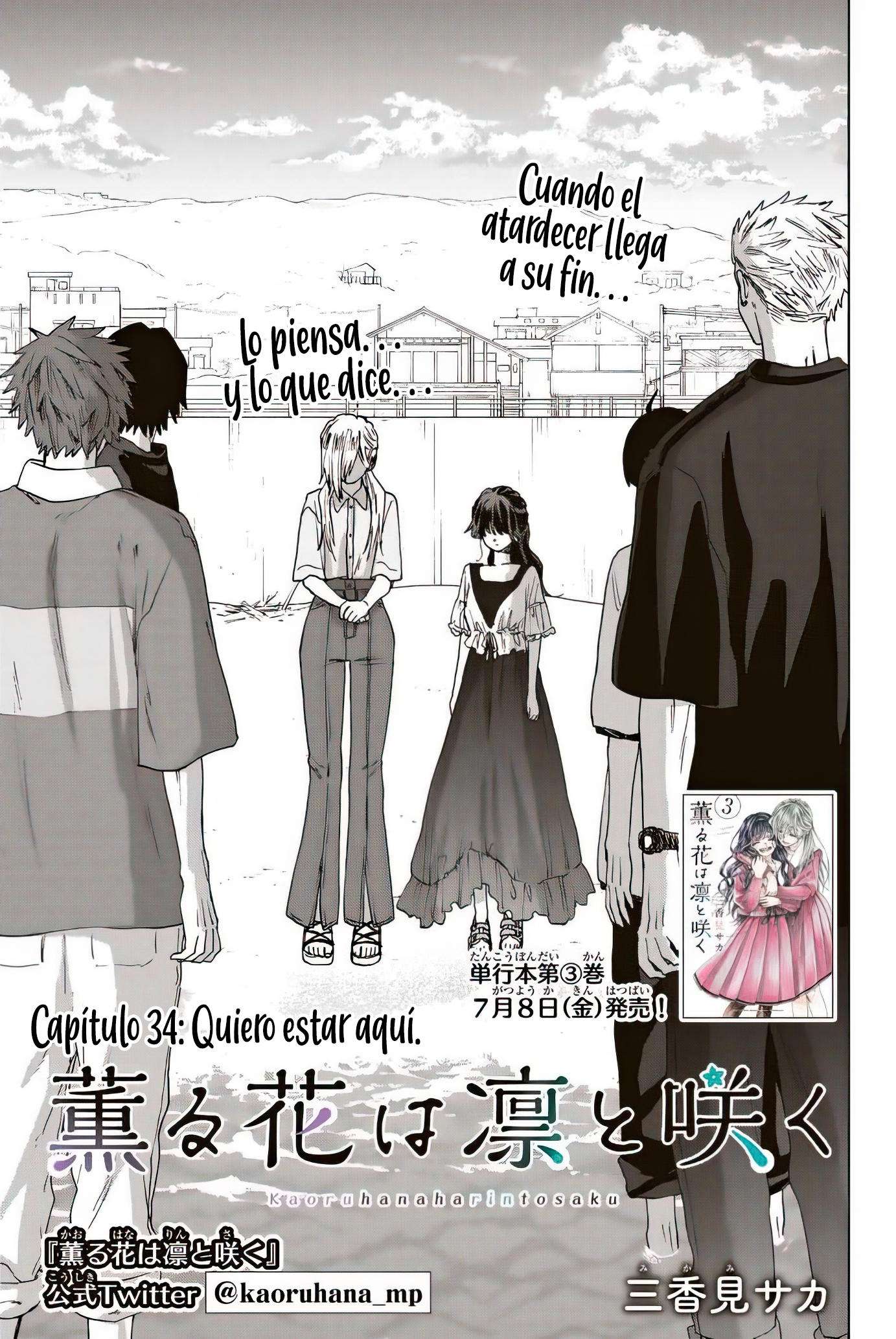 Kaoru Hana Wa Rin To Saku Capitulo 34 página 3
