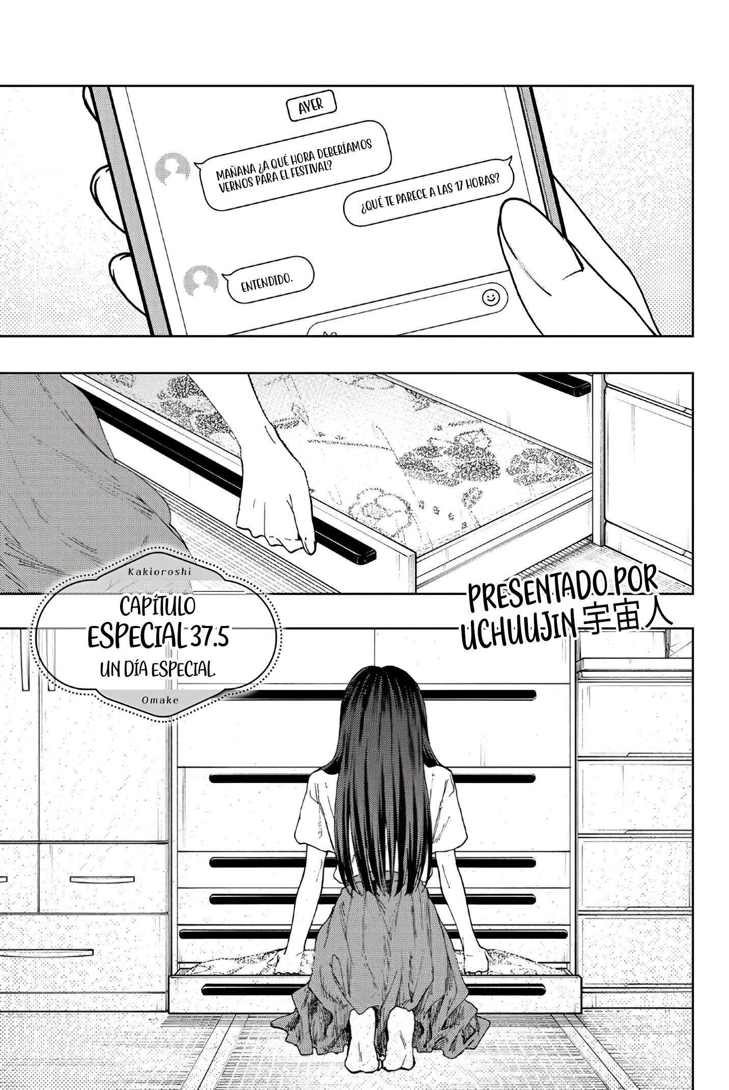 Kaoru Hana Wa Rin To Saku Capitulo 37.5 página 3