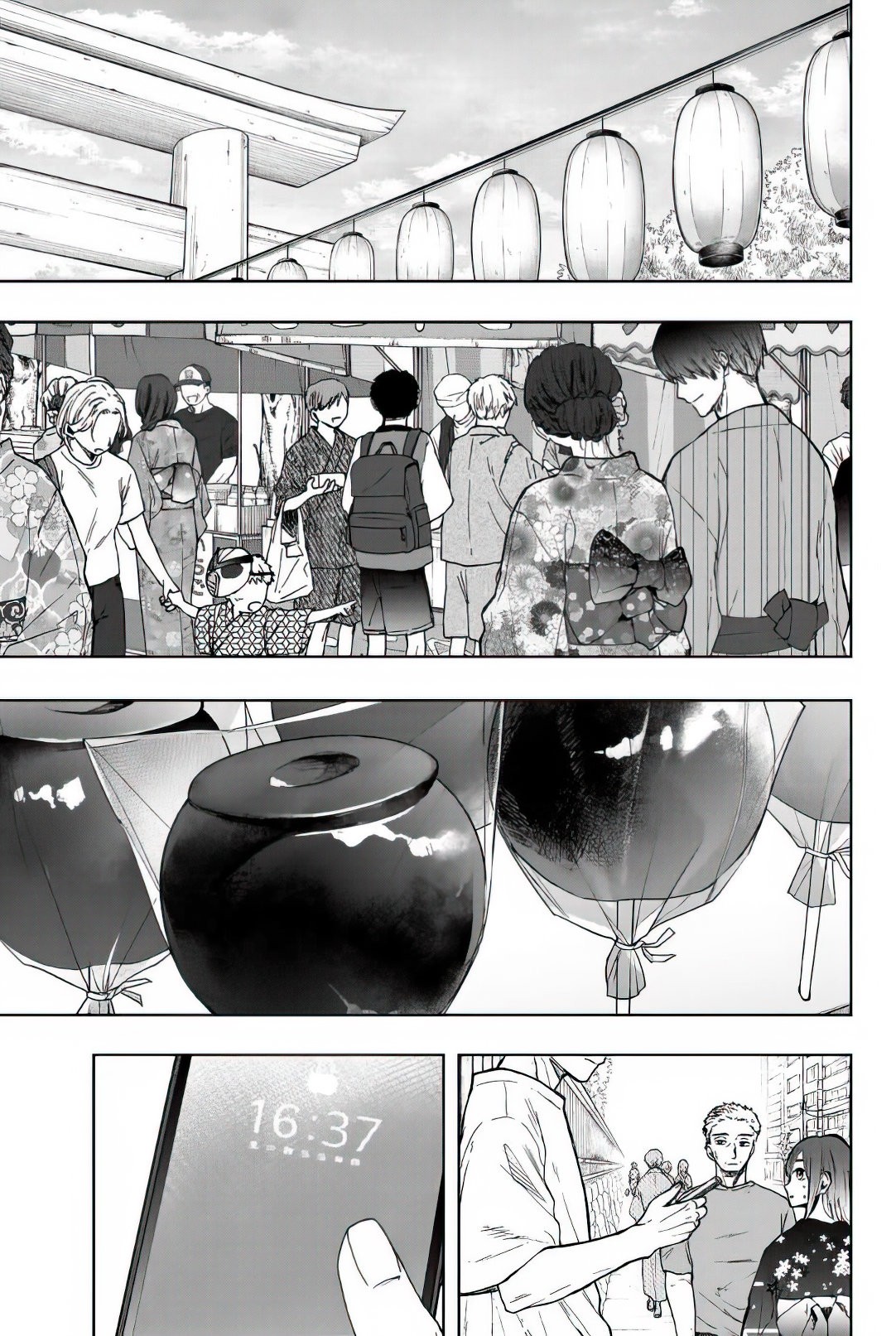 Kaoru Hana Wa Rin To Saku Capitulo 37: Festival de verano. página 4