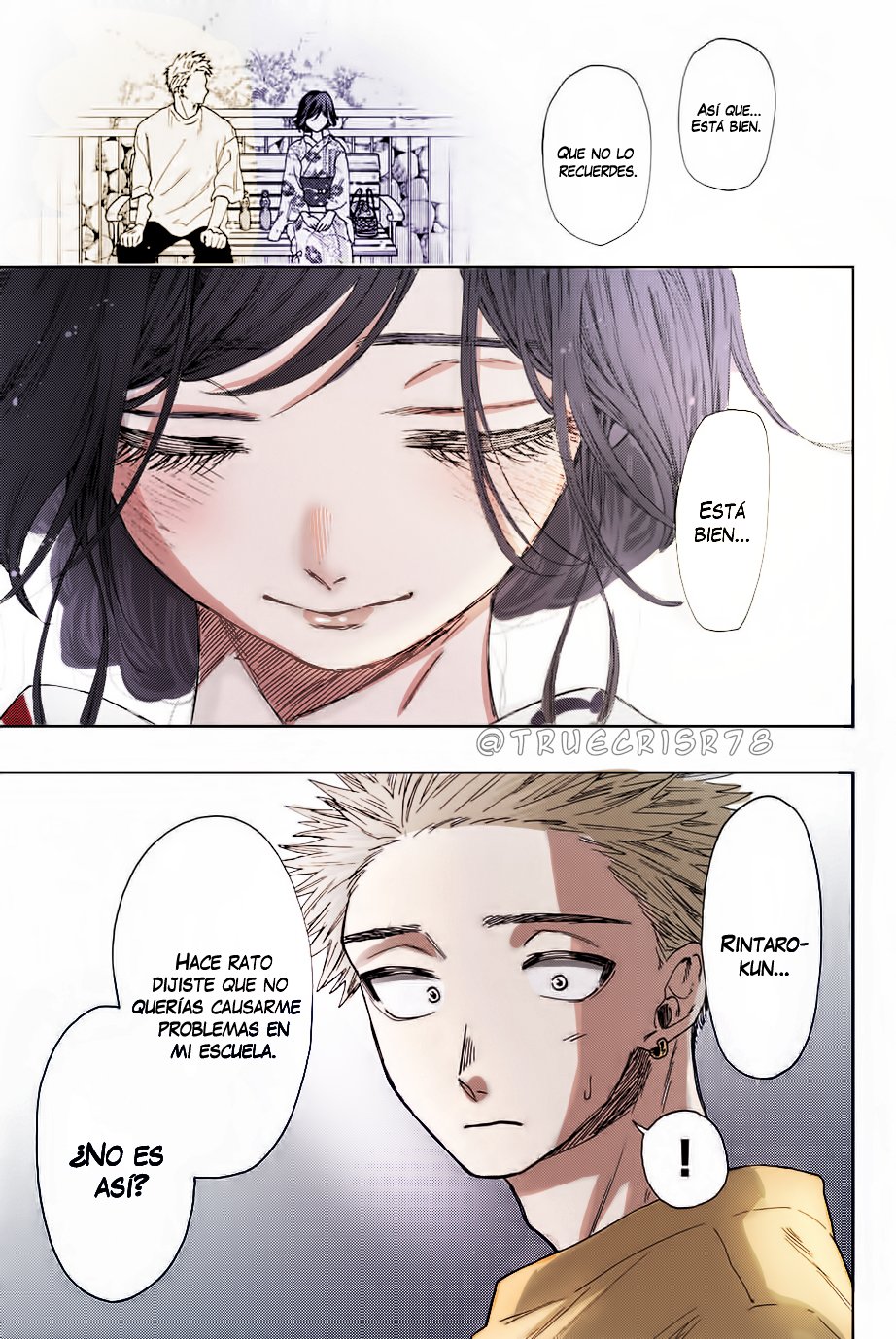 Kaoru Hana Wa Rin To Saku Capitulo 39.5: Declaración. página 14