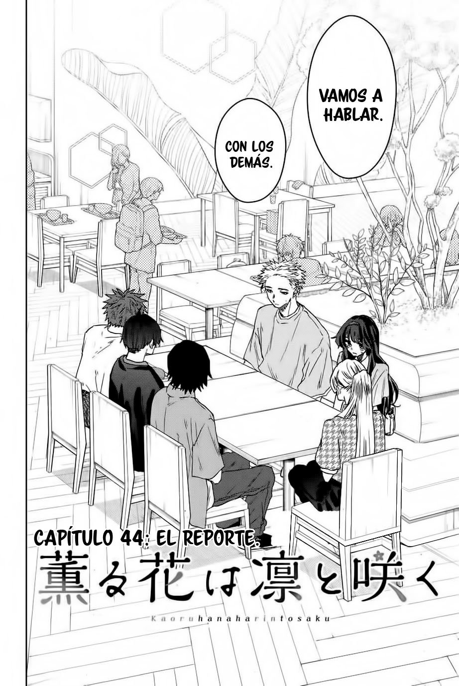 Kaoru Hana Wa Rin To Saku Capitulo 44: Informe. página 5