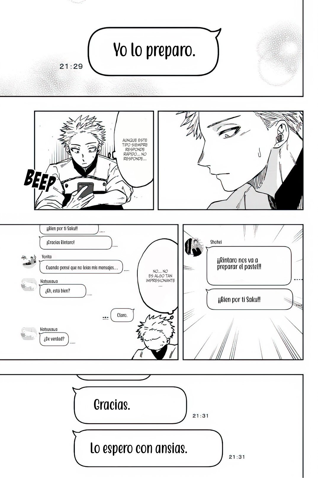 Kaoru Hana Wa Rin To Saku Capitulo 45: El Cumpleaños de Natsusawa. página 14