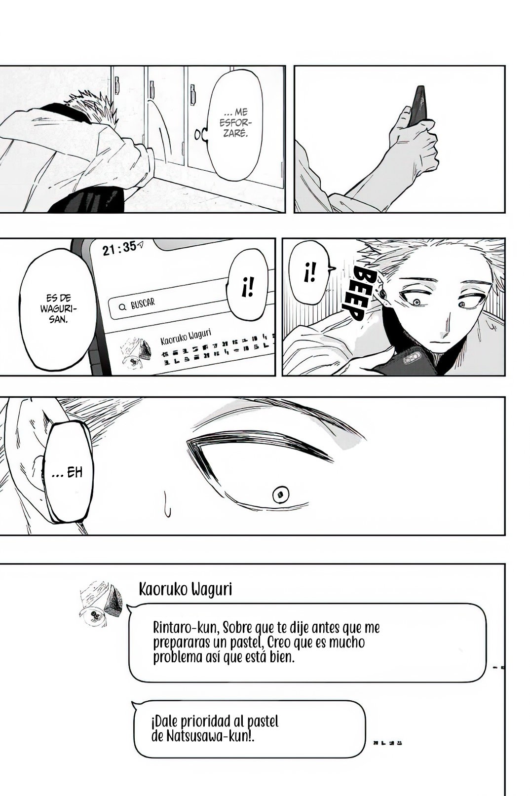 Kaoru Hana Wa Rin To Saku Capitulo 45: El Cumpleaños de Natsusawa. página 16