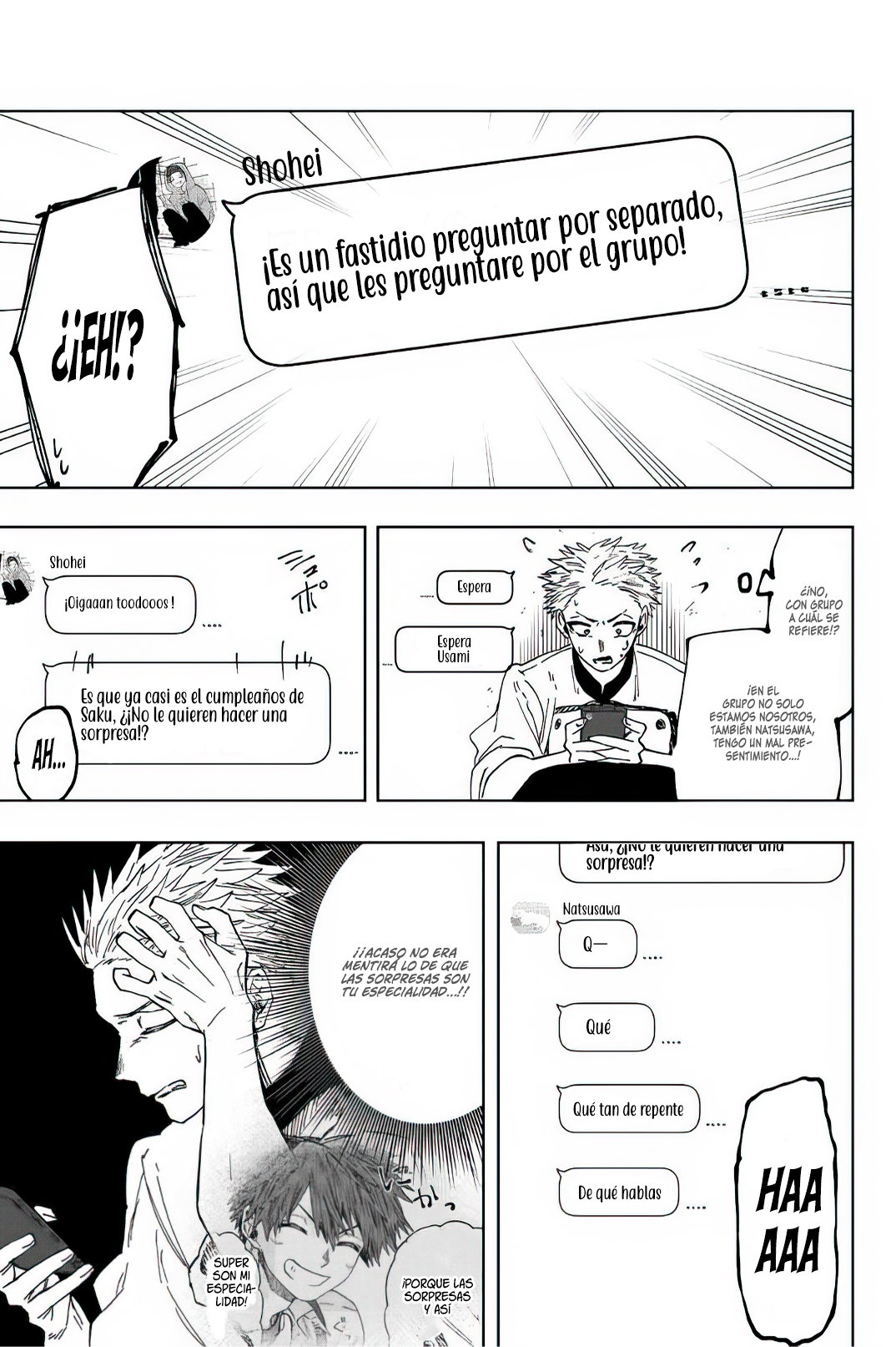 Kaoru Hana Wa Rin To Saku Capitulo 45: El Cumpleaños de Natsusawa. página 8