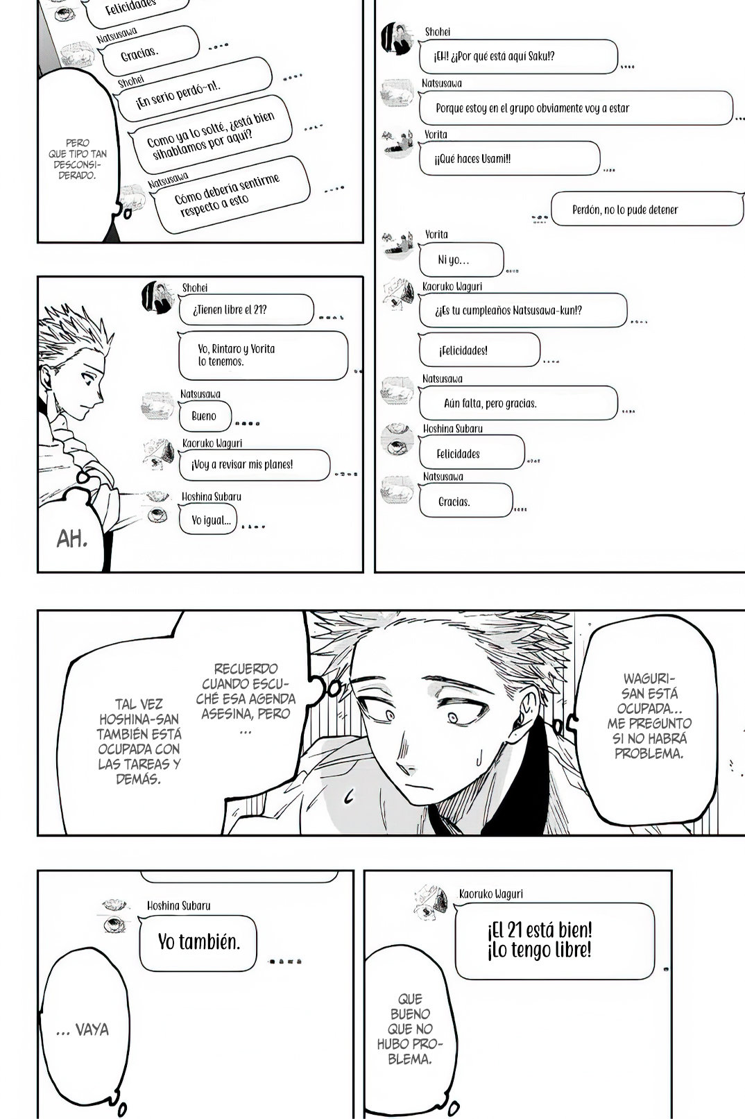 Kaoru Hana Wa Rin To Saku Capitulo 45: El Cumpleaños de Natsusawa. página 9