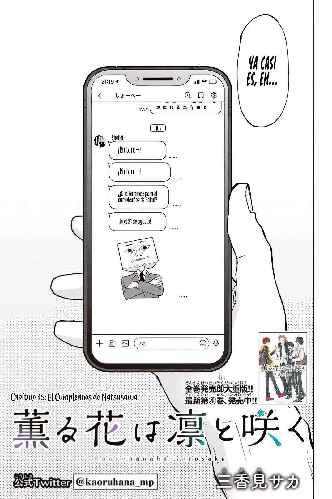 Kaoru Hana Wa Rin To Saku Capitulo 45 página 5