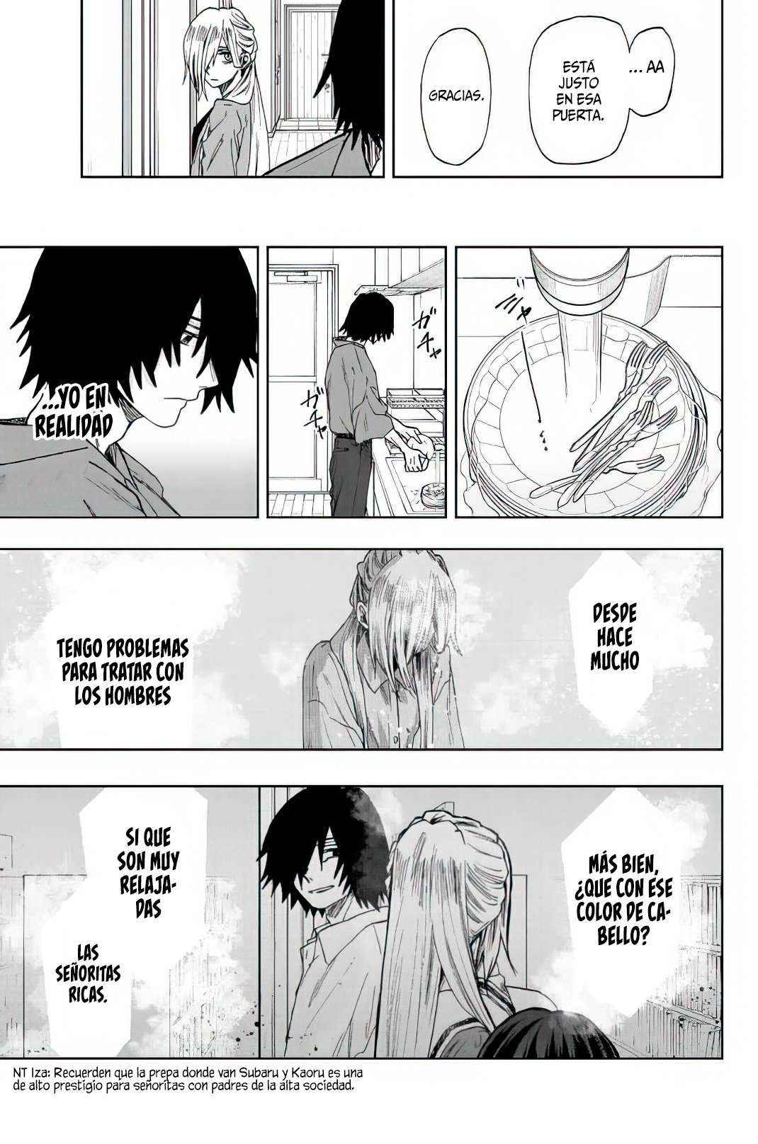 Kaoru Hana Wa Rin To Saku Capitulo 48: Saku y Subaru. página 6