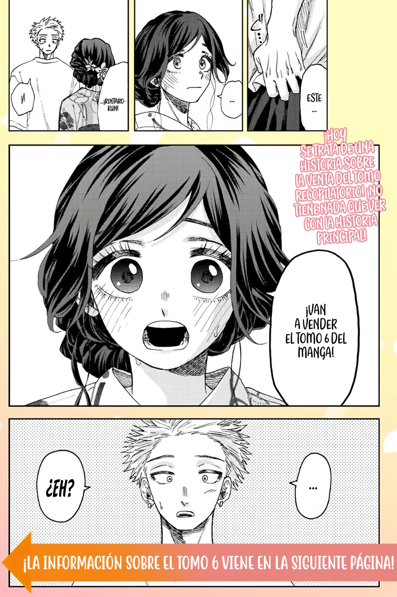 Kaoru Hana Wa Rin To Saku Capitulo 56.5: Promo Para el Tomo 6 del Manga~ página 4