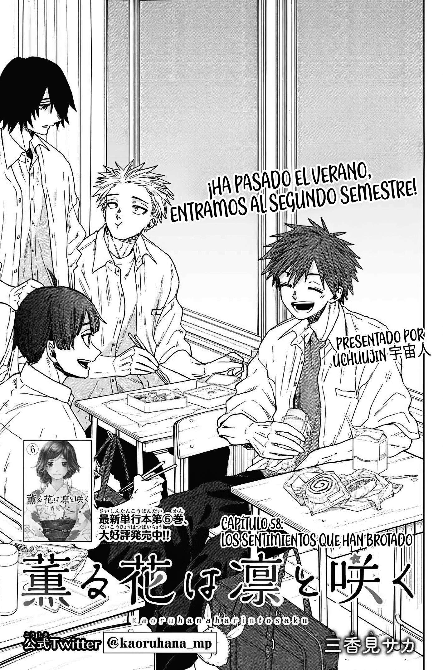 Kaoru Hana Wa Rin To Saku Capitulo 58 página 3