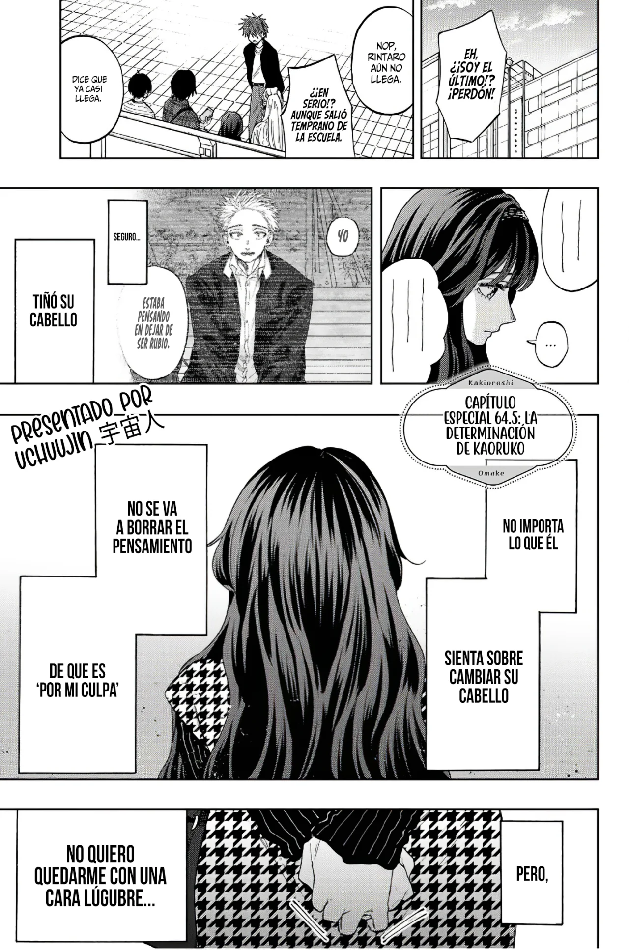 Kaoru Hana Wa Rin To Saku Capitulo 64.5: La Determinación de Kaoruko. página 8