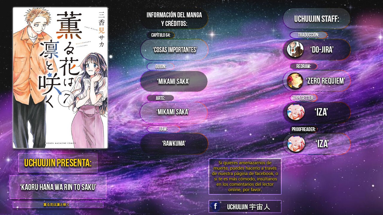 Kaoru Hana Wa Rin To Saku Capitulo 64: Cosas Importantes. página 2